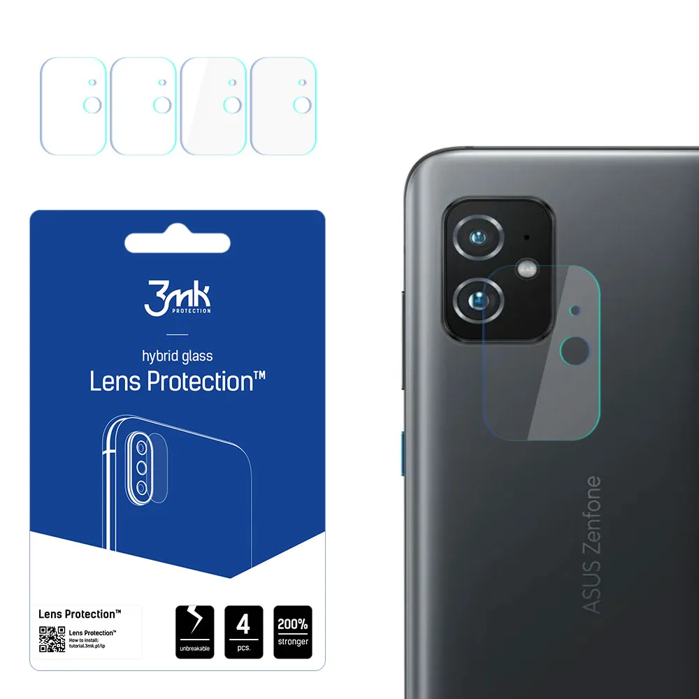 Sklo na objektív fotoaparátu pre Asus Zenfone 8 - 3mk Lens Protection