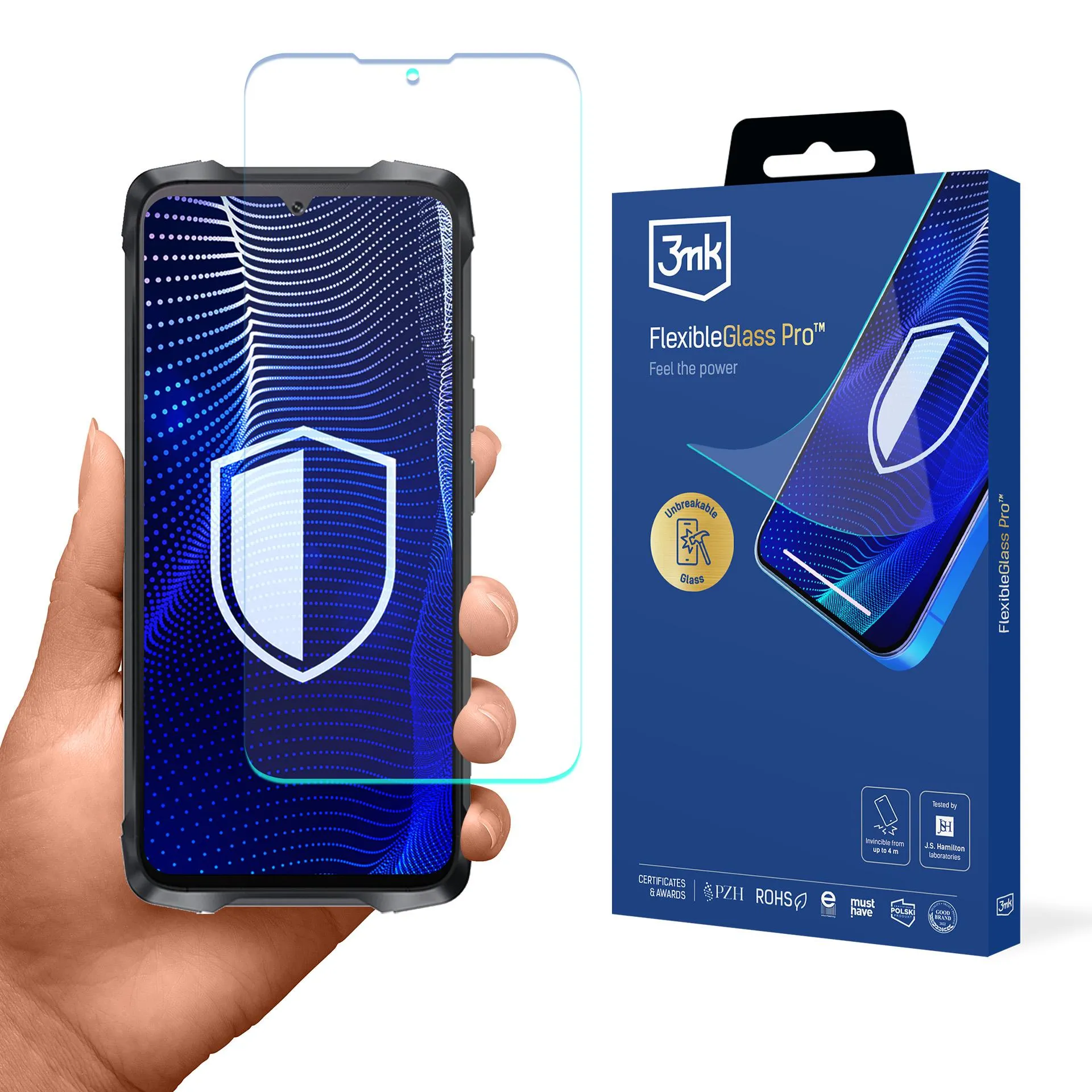 Nerozbitné sklo na Cubot KingKong Power 3 - 3mk FlexibleGlass Pro