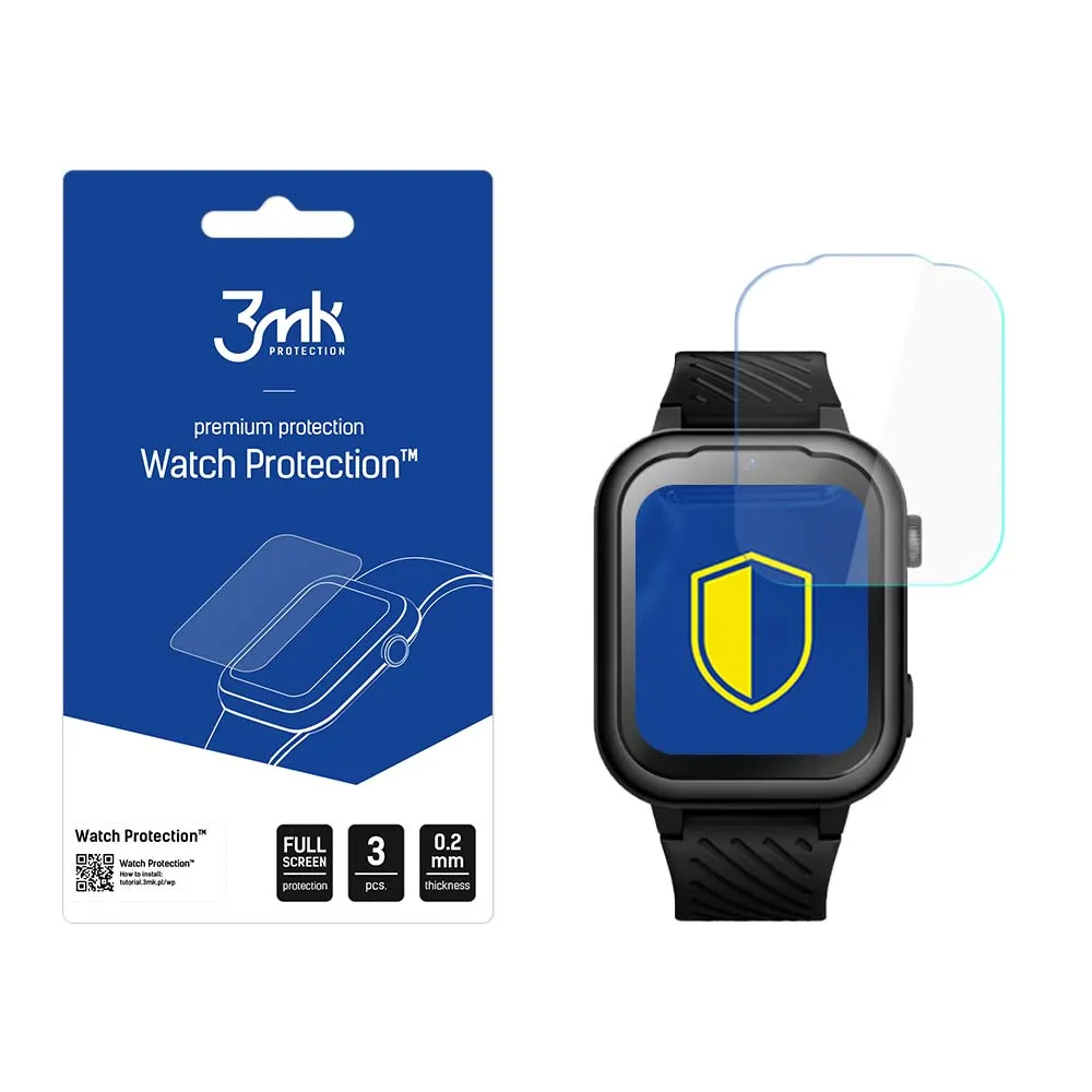 Ochranné sklo na displej smart hodinek Garett Essa Go 4G - 3mk Watch Protection