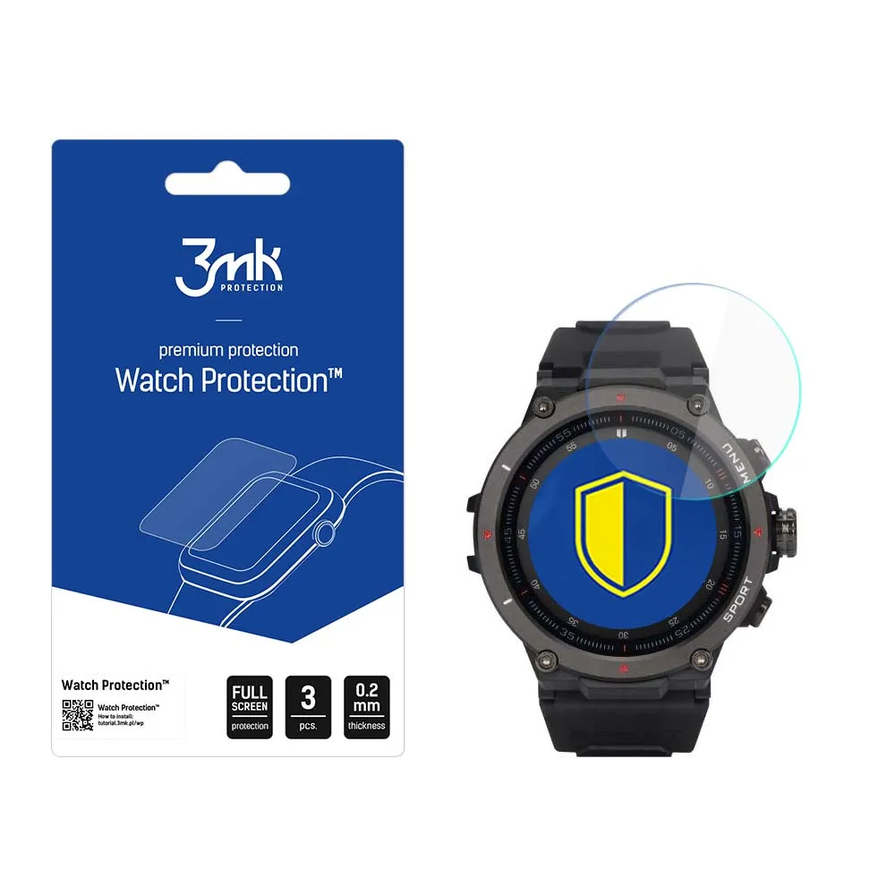 Ochranné sklo na displej smart hodinek Garett GRS Pro - 3mk Watch Protection