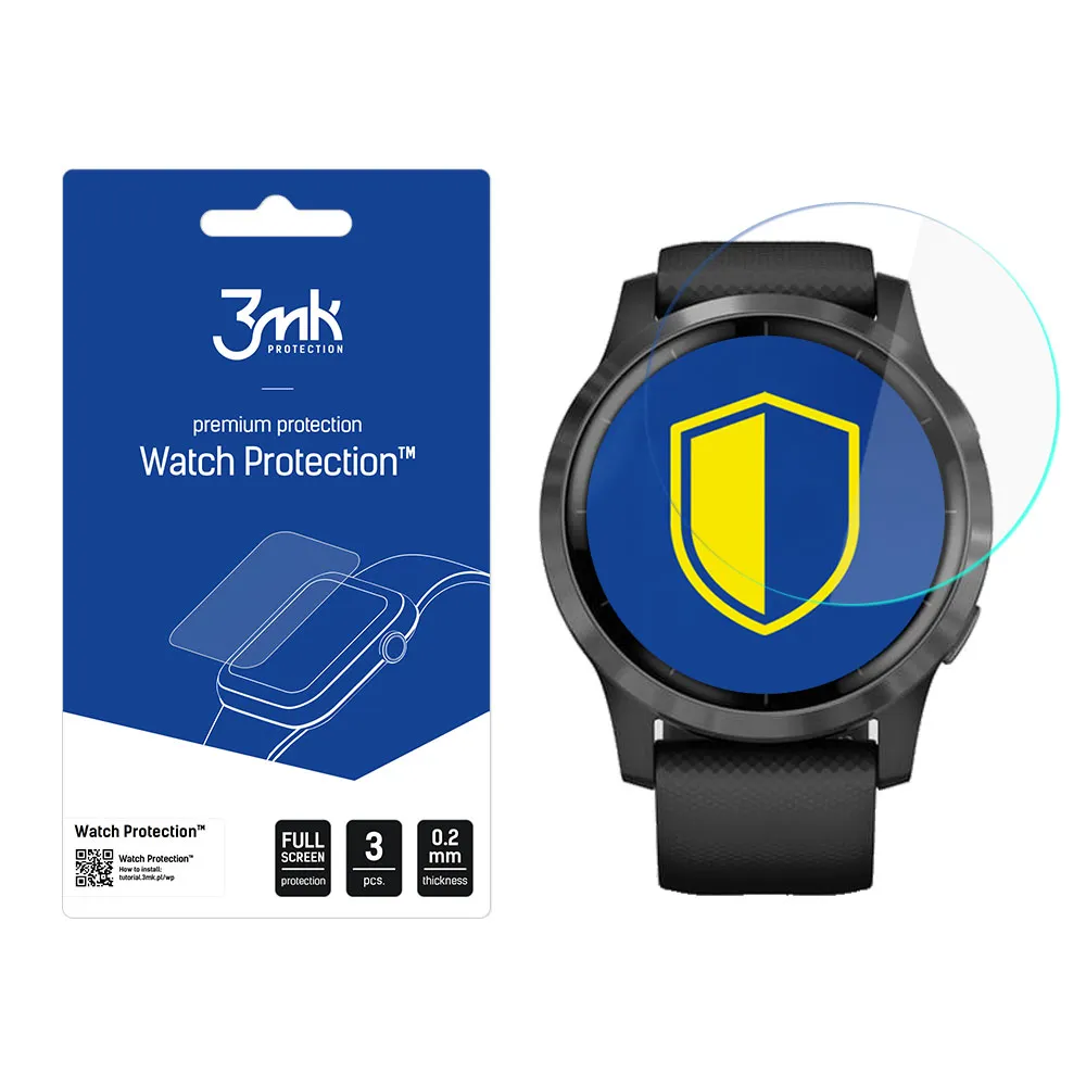 Ochranná fólia na displej smart hodiniek Garmin Vivoactive 4 - 3mk Watch Protection