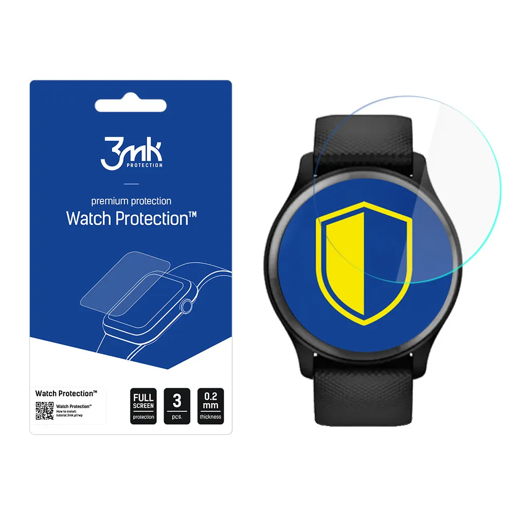 Ochranná fólia na displej smart hodiniek Garmin Vivomove Sport - 3mk Watch Protection