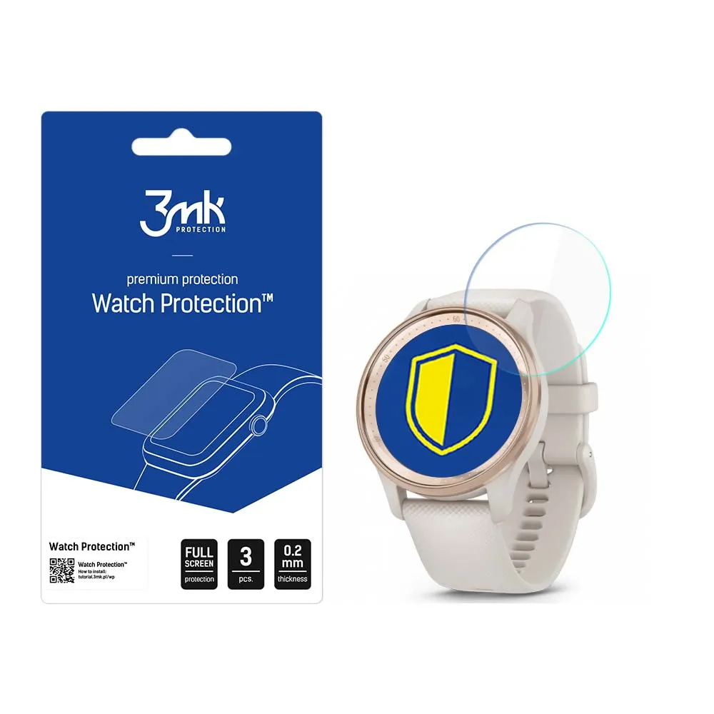 Ochranná fólia na displej smart hodiniek Garmin Vivomove Trend - 3mk Watch Protection