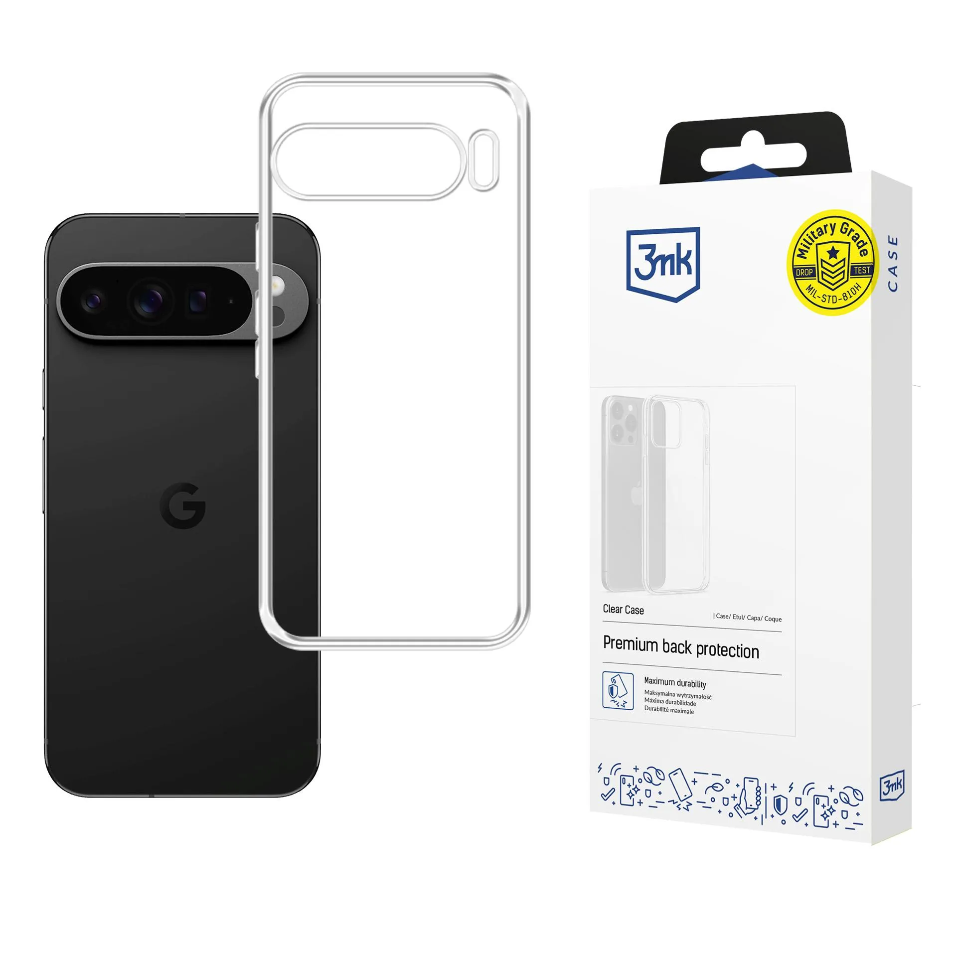 Puzdro na Google Pixel 10 Pro XL - 3mk Clear Case