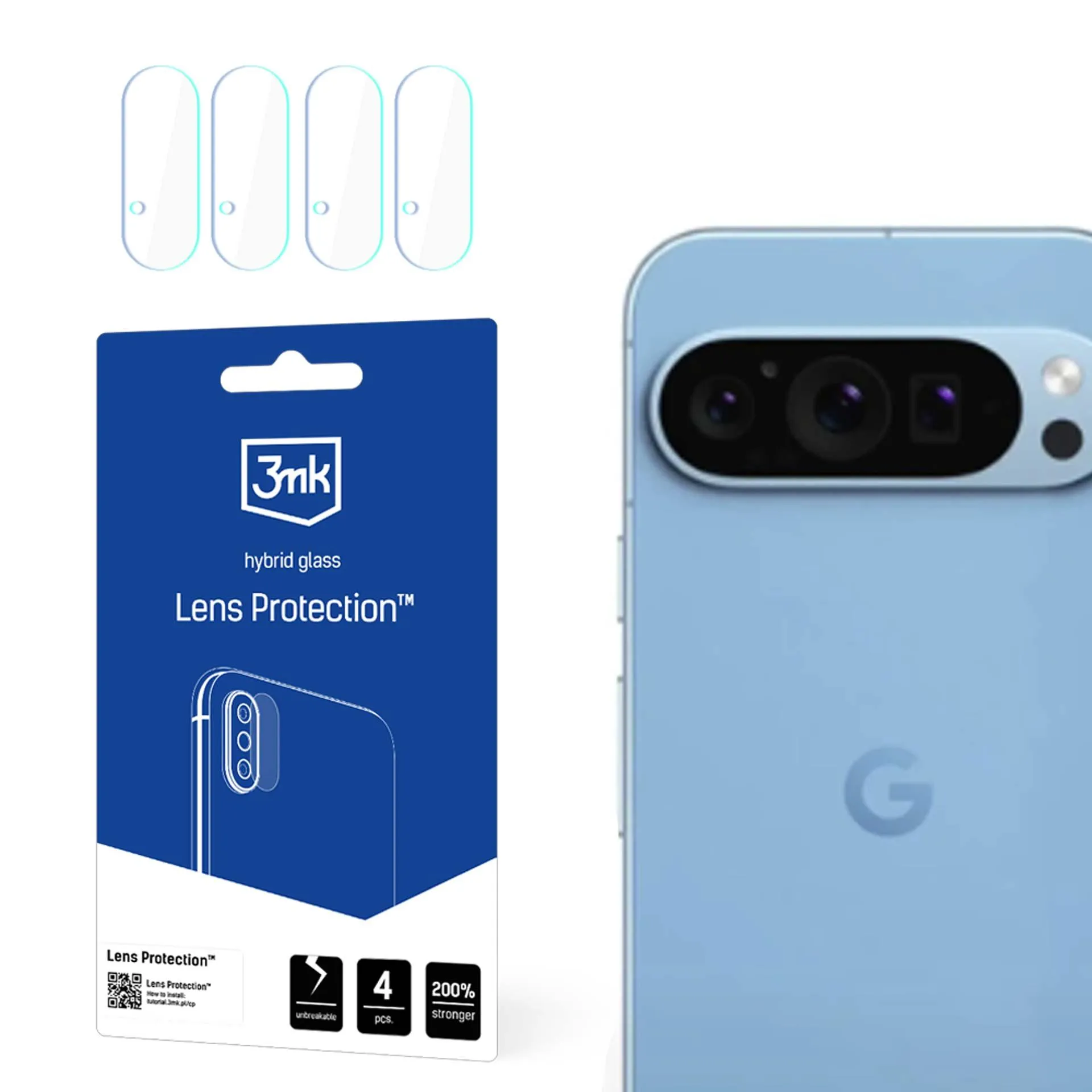 Sklo na objektív fotoaparátu pre Google Pixel 9 Pro - 3mk Lens Protection