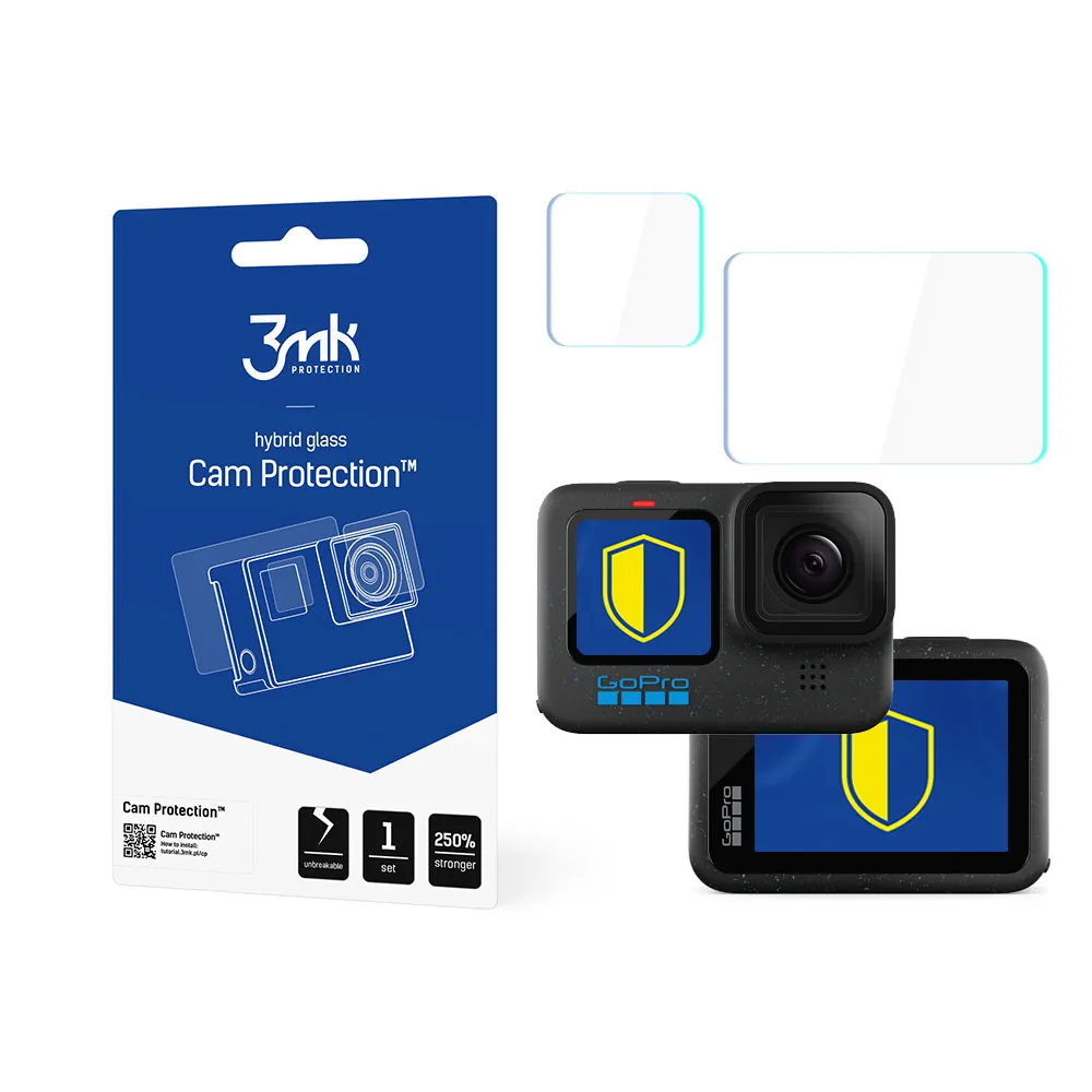 Ochranné sklo na GoPro Hero 12 - 3mk Cam Protection