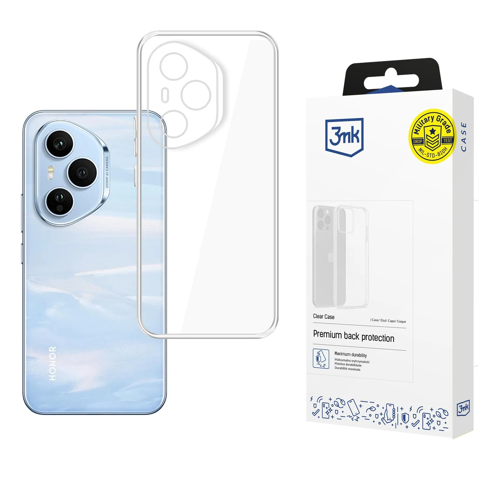 Puzdro na Honor 400 PRO - 3mk Clear Case