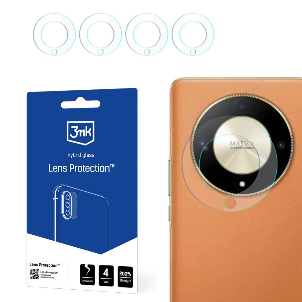 Sklo na objektív fotoaparátu pre Honor Magic6 Lite 5G - 3mk Lens Protection