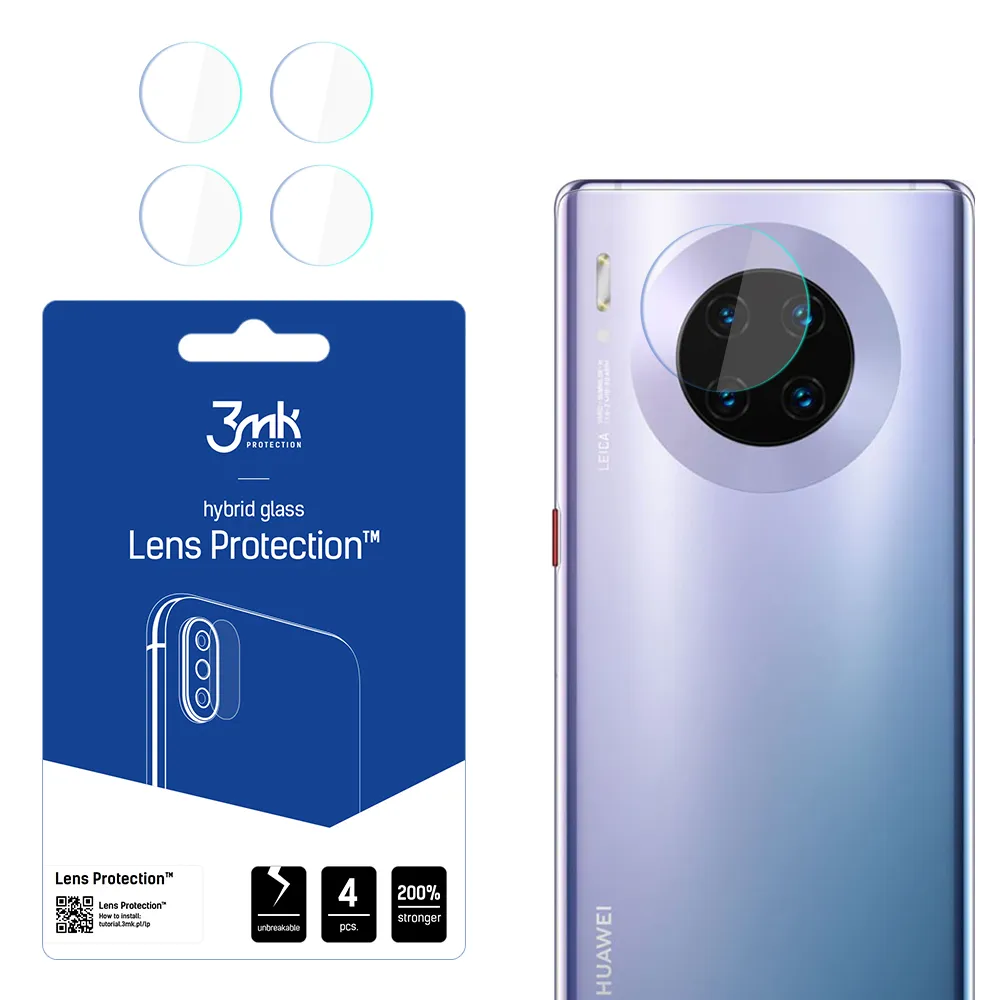 Sklo na objektív fotoaparátu pre Huawei Mate 30 Pro 5G - 3mk Lens Protection