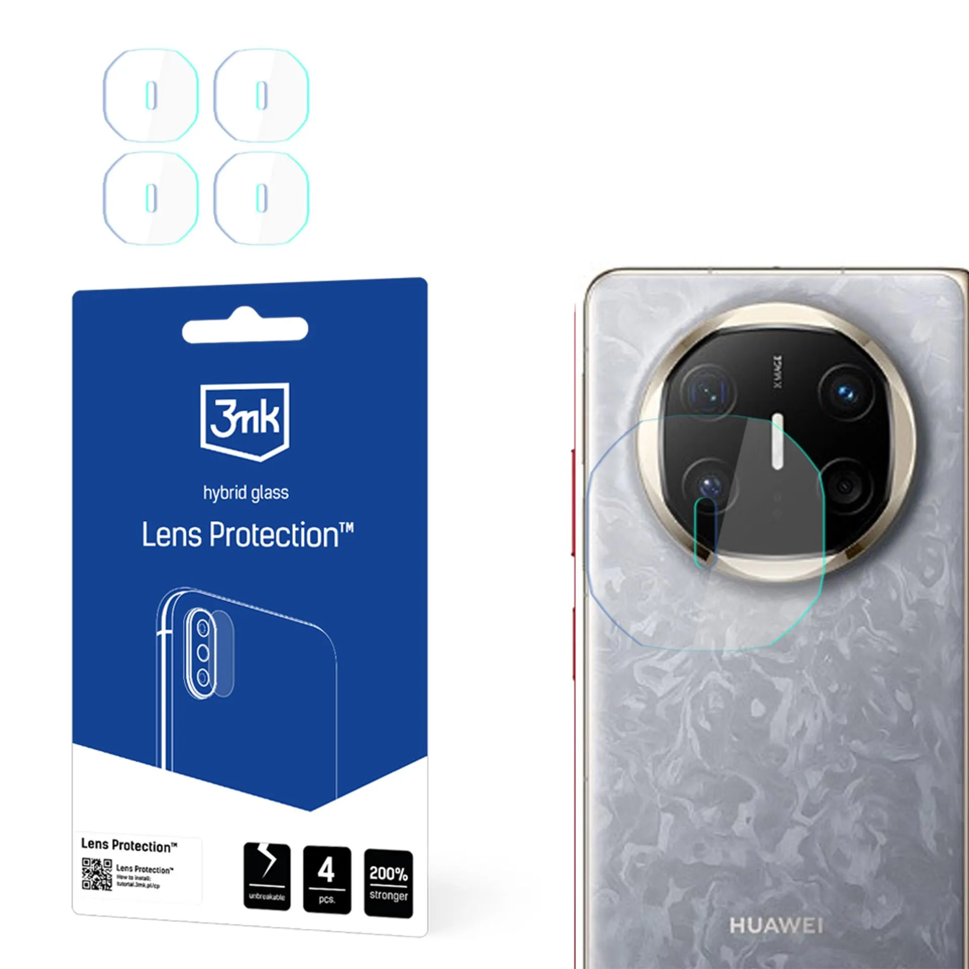 Sklo na objektív fotoaparátu pre Huawei Mate X6 - 3mk Lens Protection