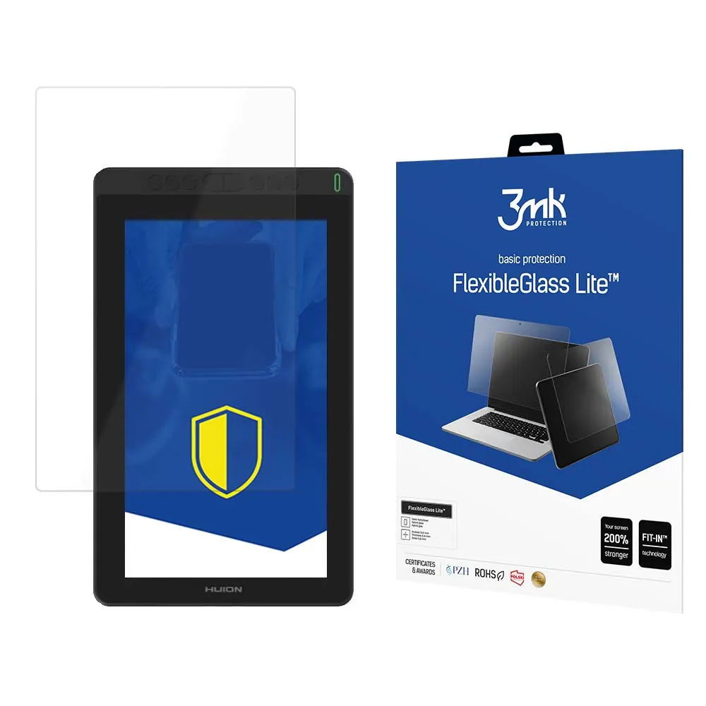 Nerozbitné hybridné sklo na HUION Kamvas 13 - 3mk FlexibleGlass Lite