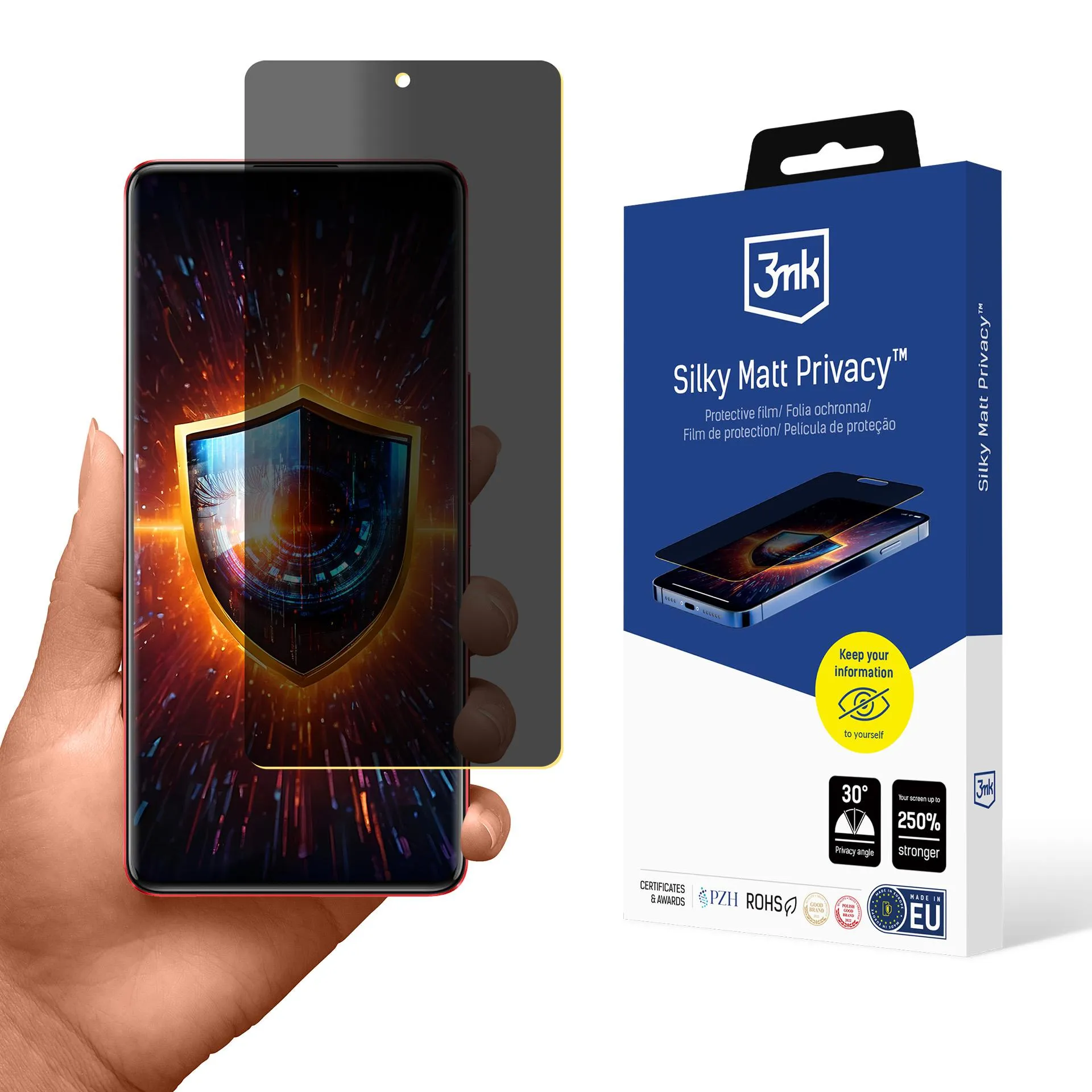 Fólia na súkromie pre Infinix Note 30 Vip - 3mk Silky Matt Privacy