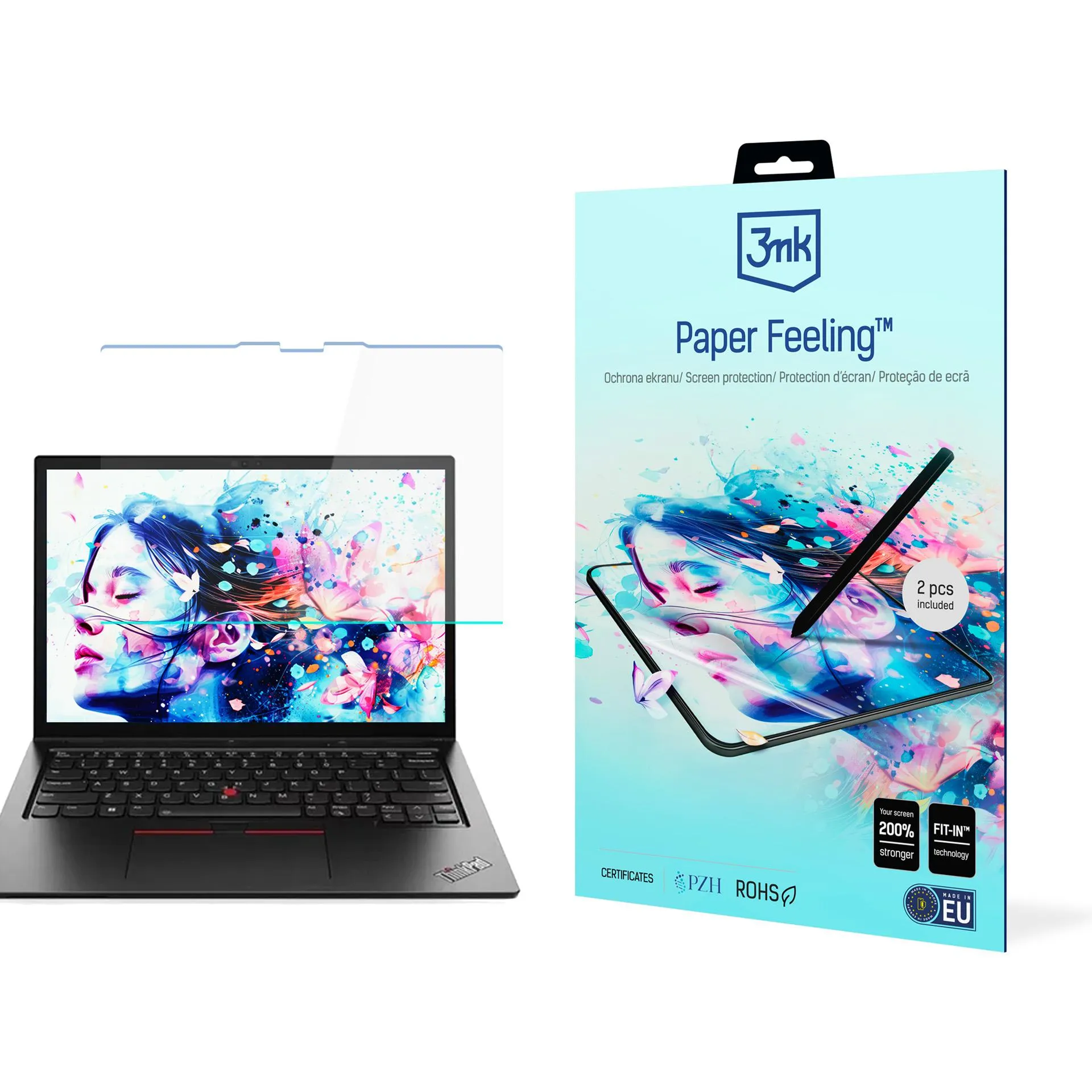 Ochranná fólia na Lenovo ThinkPad L13 2in1 Gen 6 - 3mk Paper Feeling (2 ks)