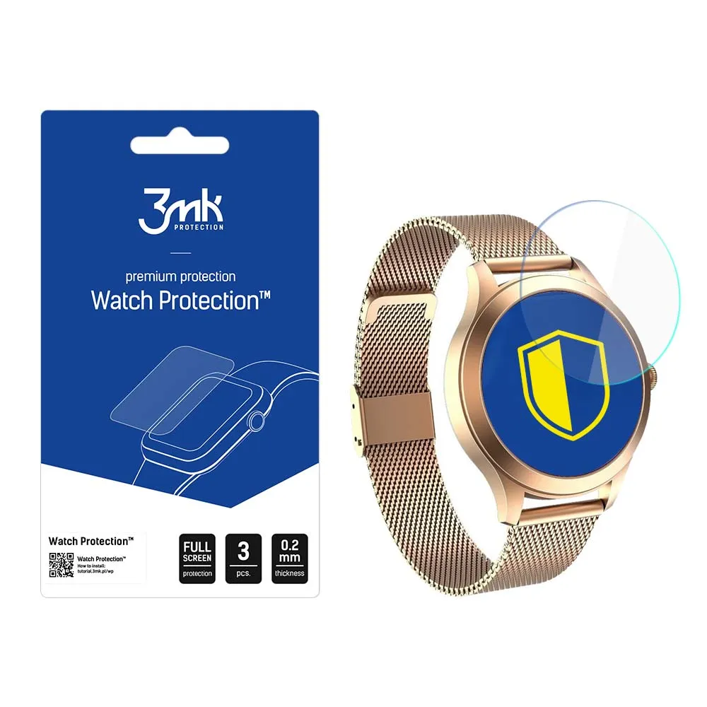 Ochranná fólia na displej smart hodiniek Maxcom FW42 - 3mk Watch Protection