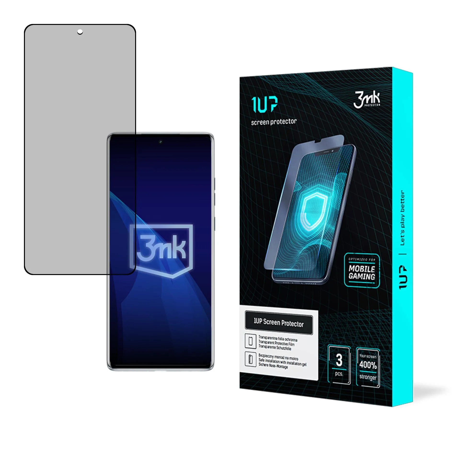 Ochranná fólia na Motorola Edge 50 5G - 3mk 1UP screen protector (3 kusy)