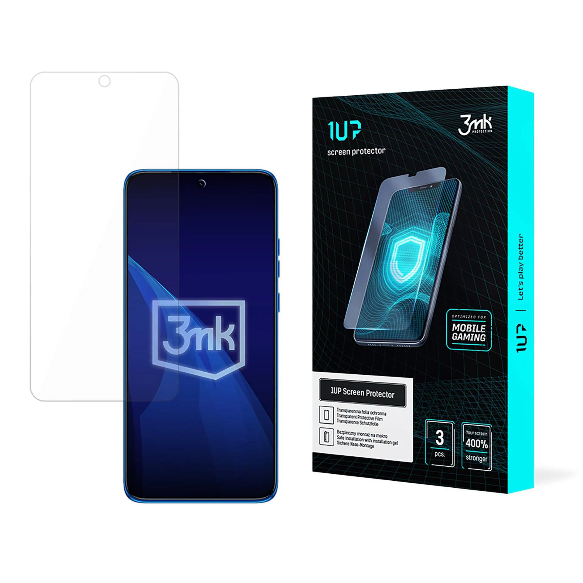 Ochranná fólia na Motorola Edge 50 Neo - 3mk 1UP screen protector (3 kusy)