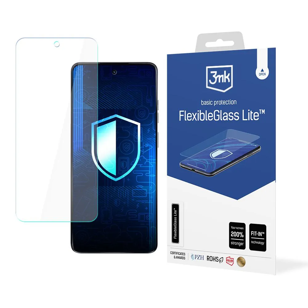 Niepękające szkło hybrydowe na Motorola Moto G24/G24 Power - 3mk FlexibleGlass Lite