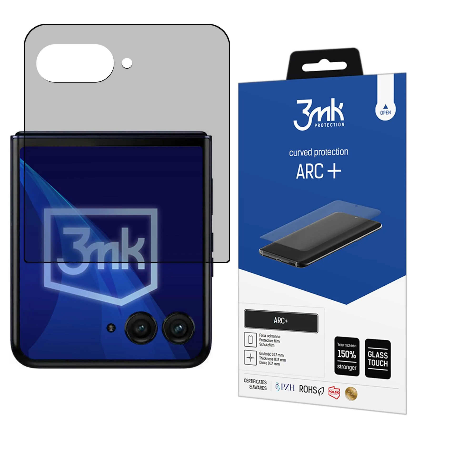 Ochranná fólia na Motorola Razr 50 Ultra (front) - 3mk ARC+