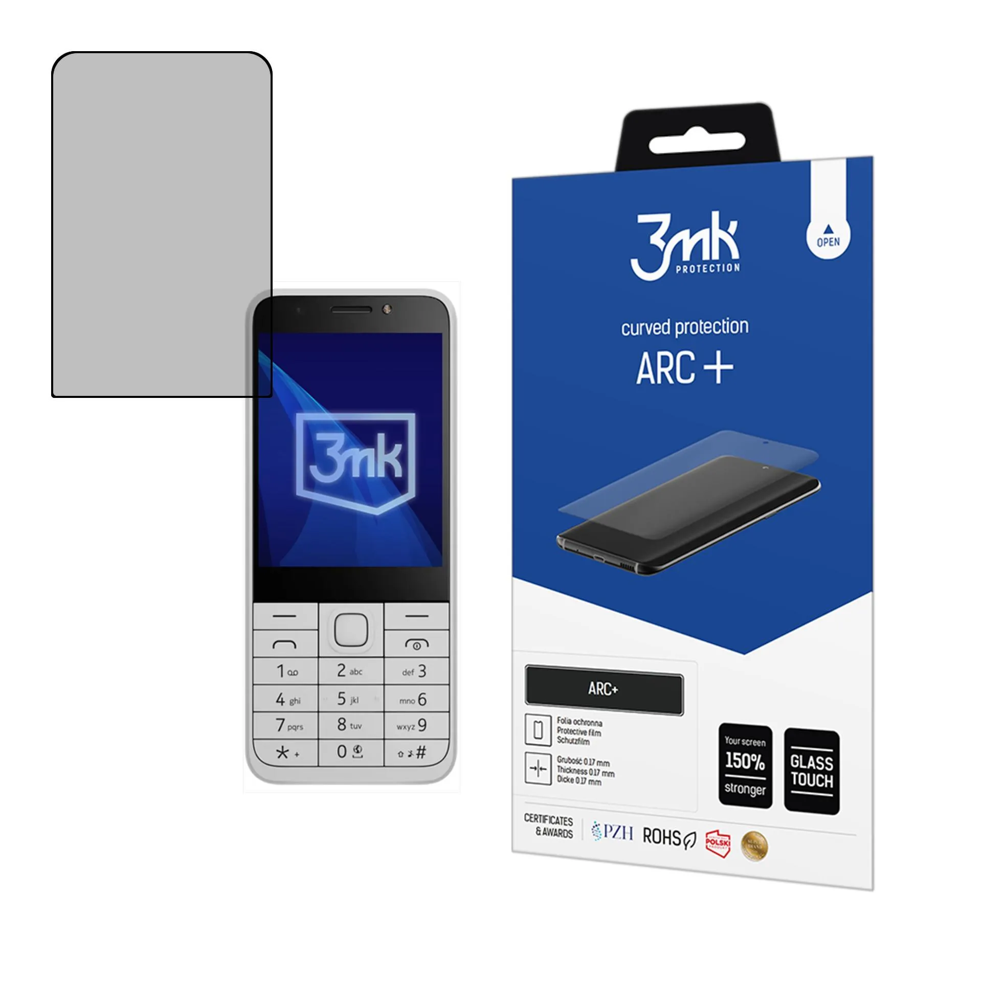 Ochranná fólia na Nokia 230 DualSim 2024 - 3mk ARC+