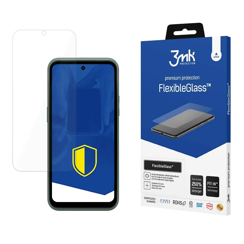Nerozbitné hybridné sklo na Nokia XR21 - 3mk FlexibleGlass™
