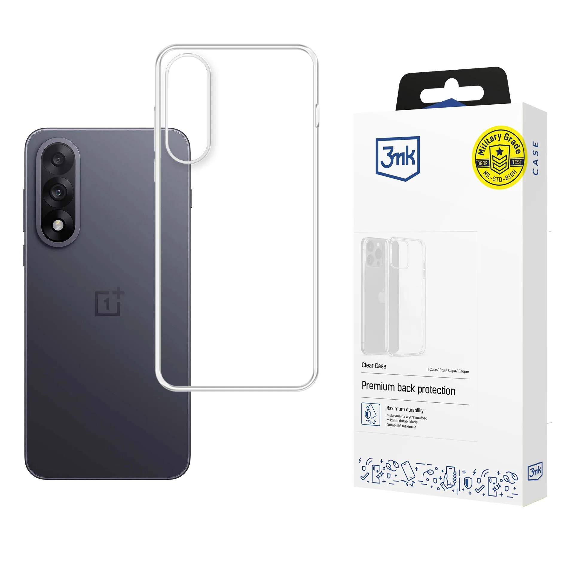 Puzdro na OnePlus Nord 5 - 3mk Clear Case