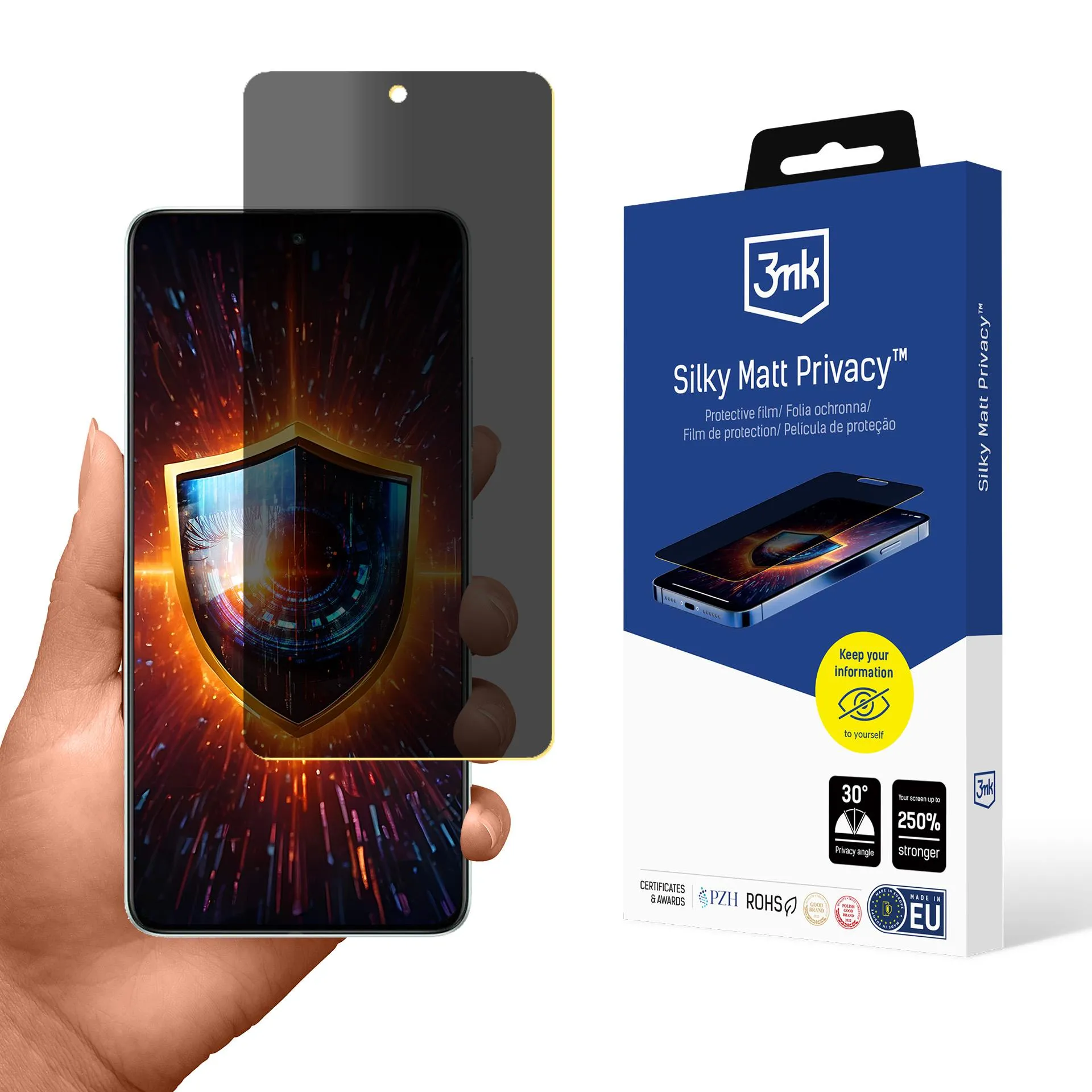 Fólia na súkromie pre OnePlus Nord CE 4 - 3mk Silky Matt Privacy