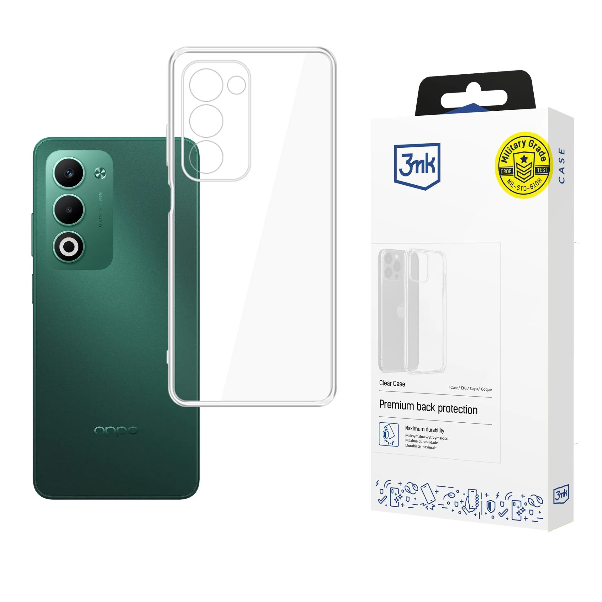 Puzdro na Oppo A5 5G/ A5M - 3mk Clear Case