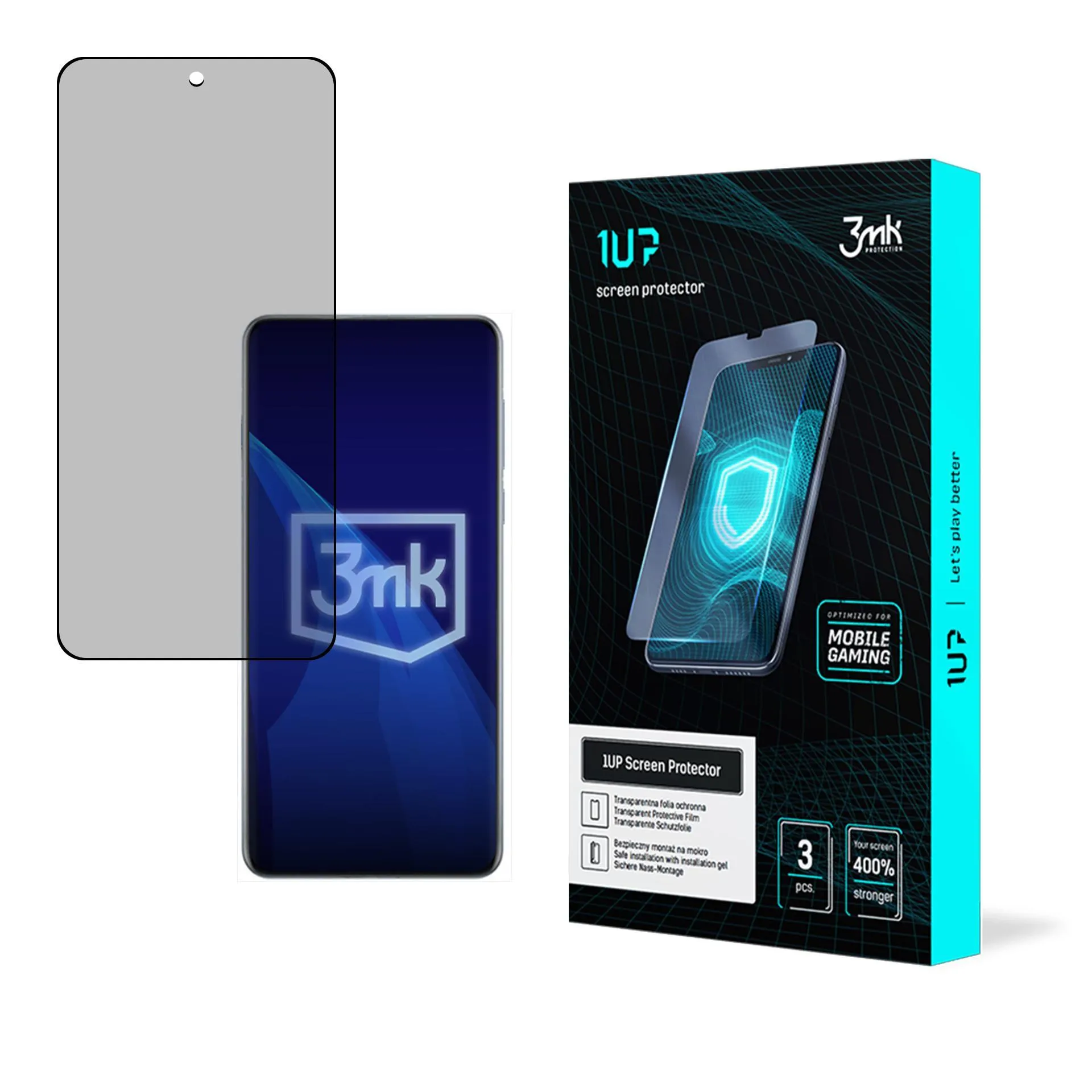 Ochranná fólia na Oppo Find X8 Pro - 3mk 1UP screen protector (3 kusy)