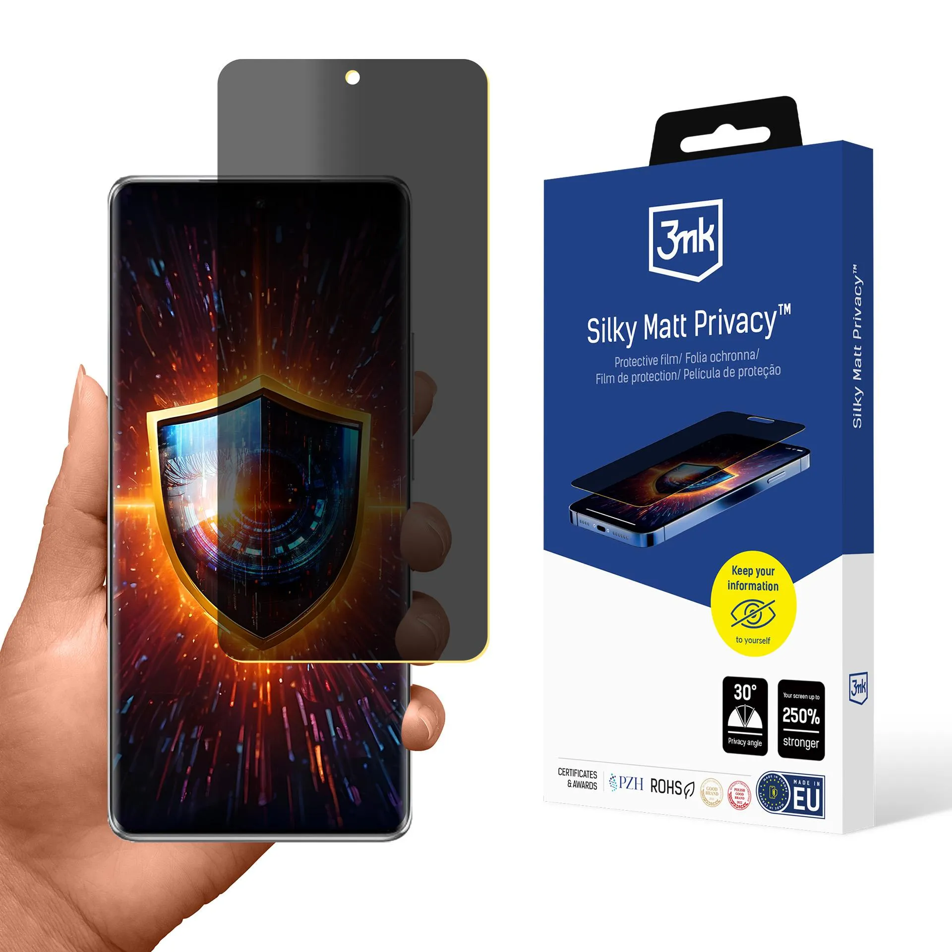 Fólia na súkromie pre Oppo Reno11 Pro PJJ110 - 3mk Silky Matt Privacy