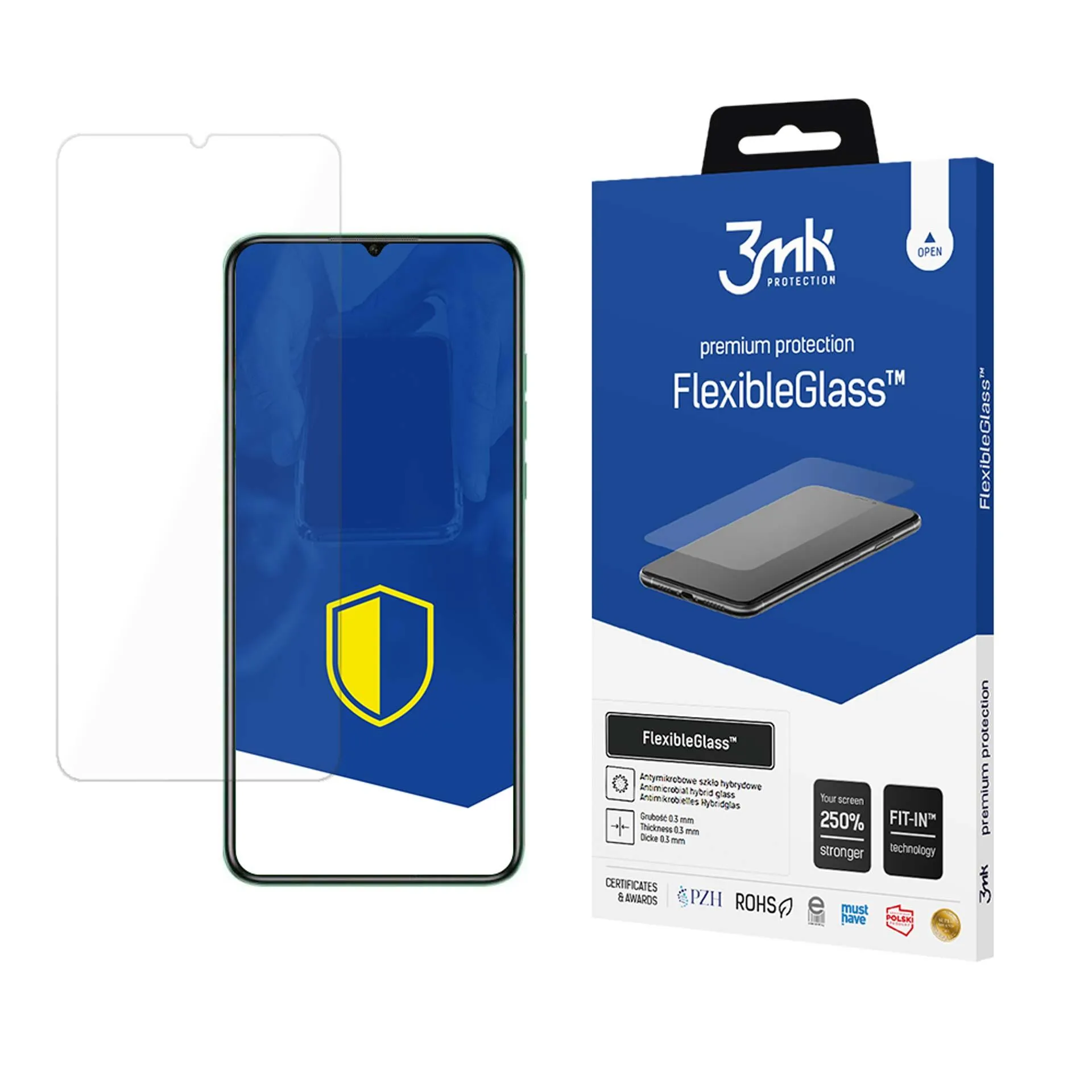 Nerozbitné hybridné sklo na Oukitel C53 - 3mk FlexibleGlass™