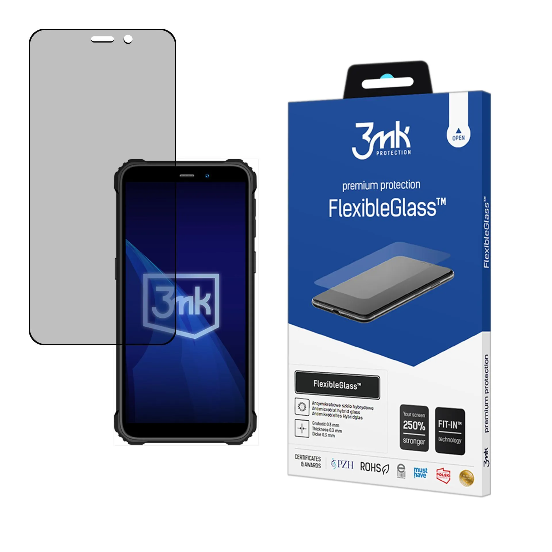 Nerozbitné hybridné sklo na Oukitel G2 - 3mk FlexibleGlass™