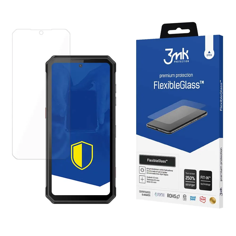 Nerozbitné hybridné sklo na Oukitel WP21/21 Ultra - 3mk FlexibleGlass™