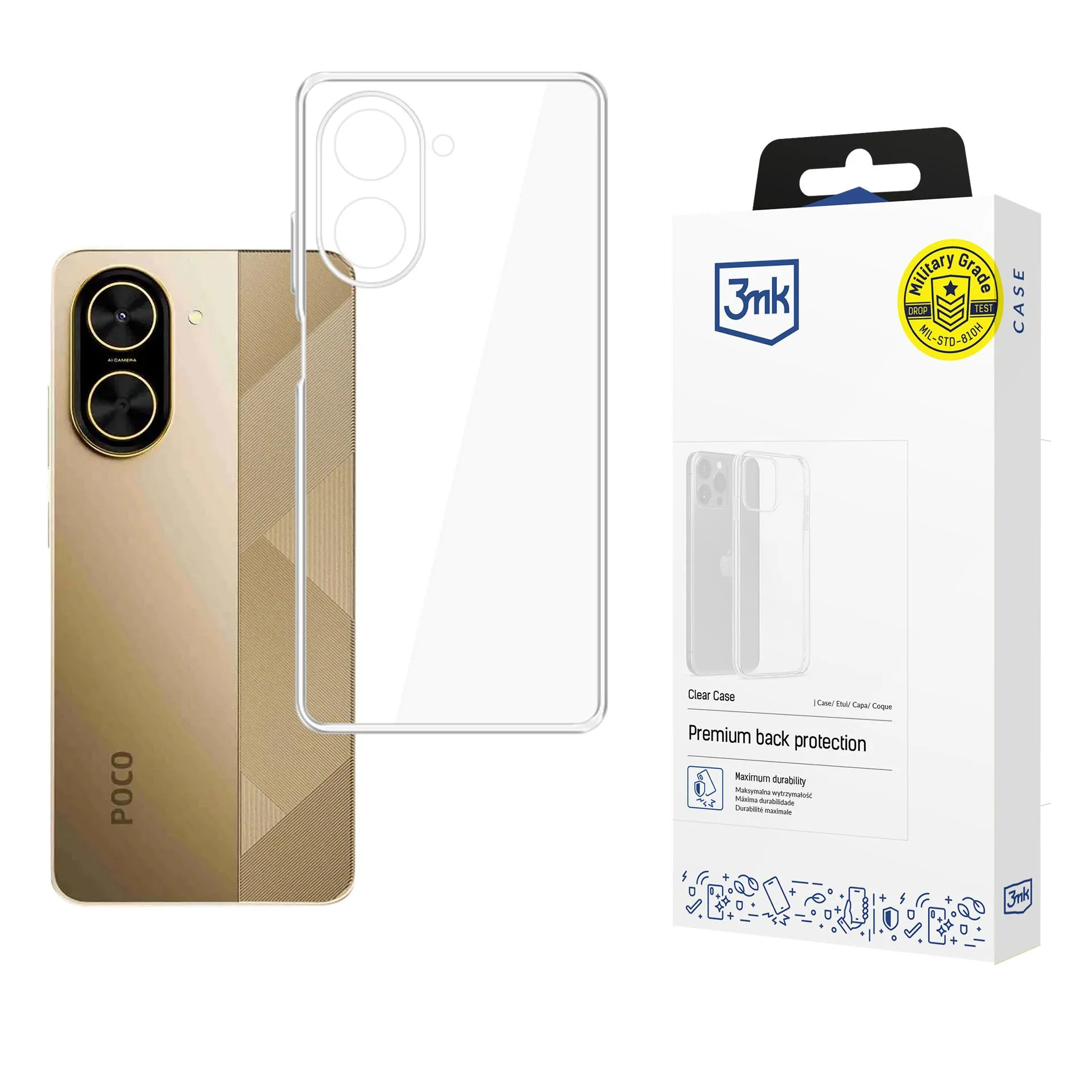 Puzdro na Redmi A5 4G - 3mk Clear Case