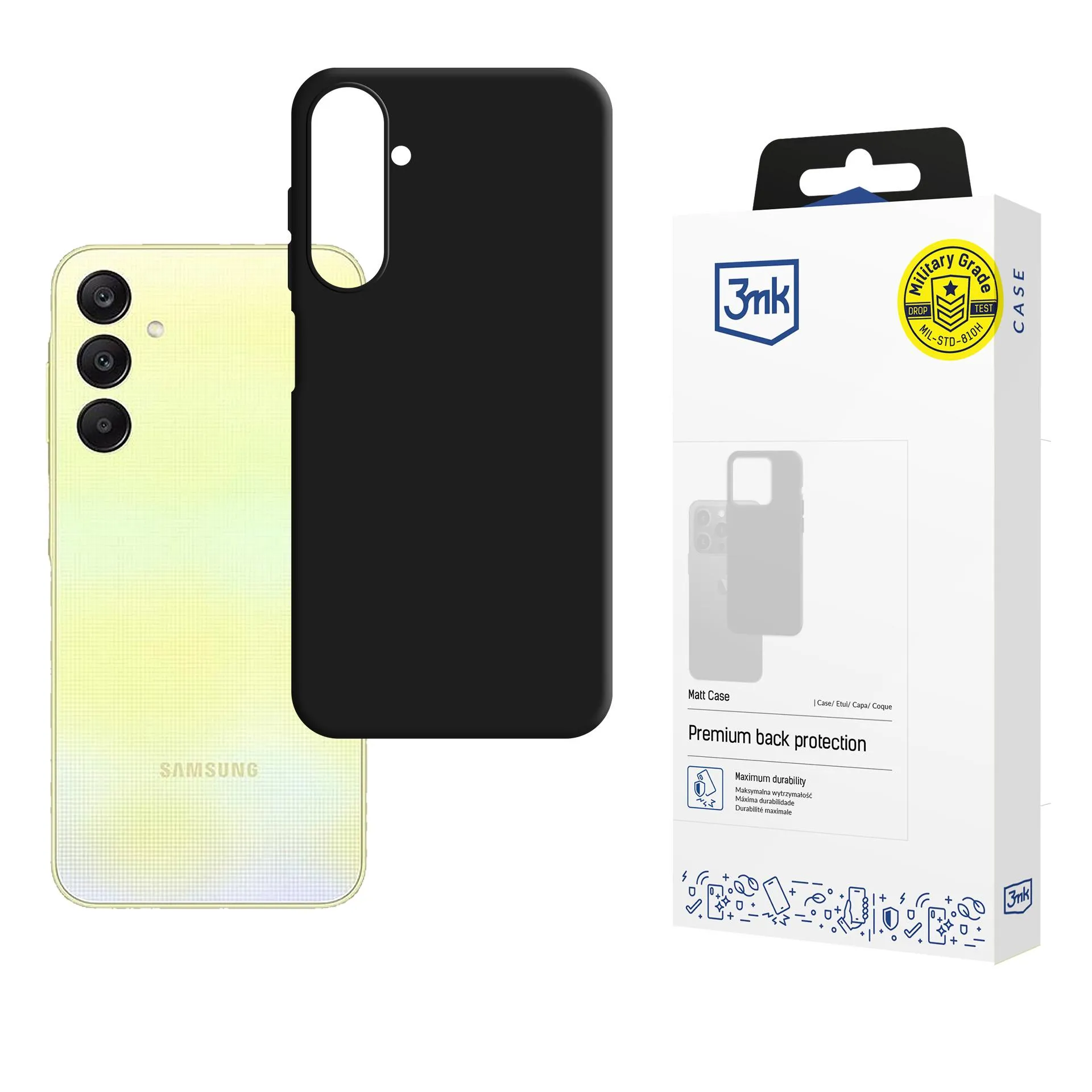 Puzdro na POCO C75 - 3mk Matt Case Black