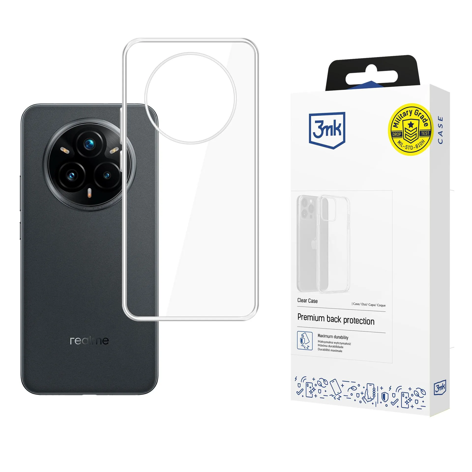 Puzdro na Realme 14 Pro+ - 3mk Clear Case