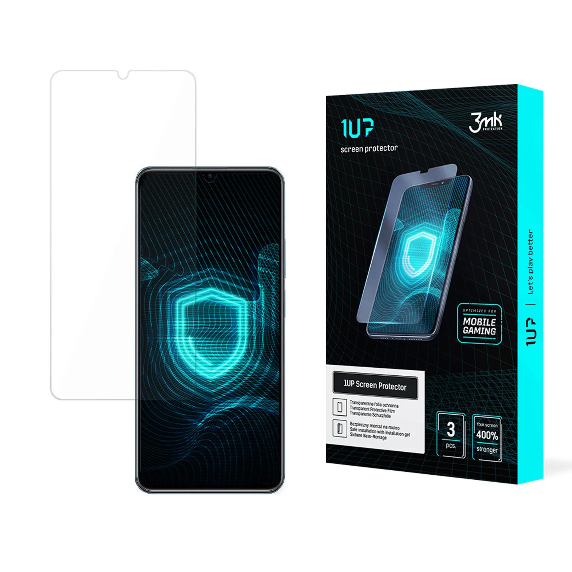Ochranná fólia na Realme C63 - 3mk 1UP screen protector (3 kusy)