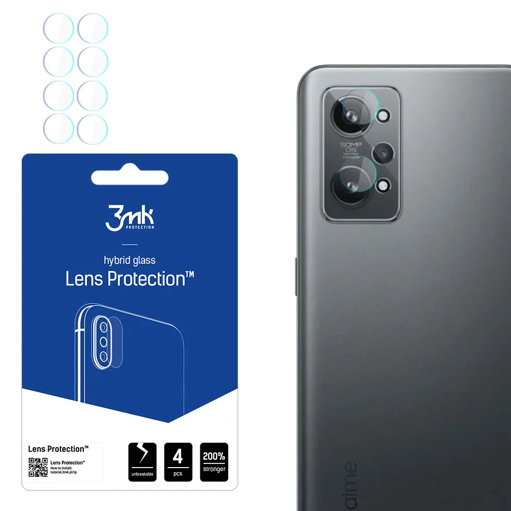 Sklo na objektív fotoaparátu pre Realme GT 2 5G - 3mk Lens Protection
