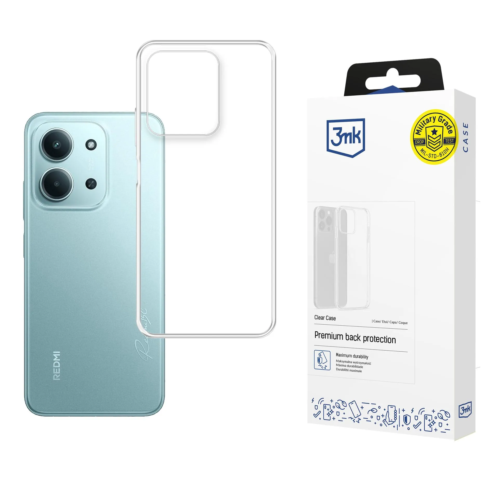 Puzdro na Redmi 15C 4G - 3mk Clear Case