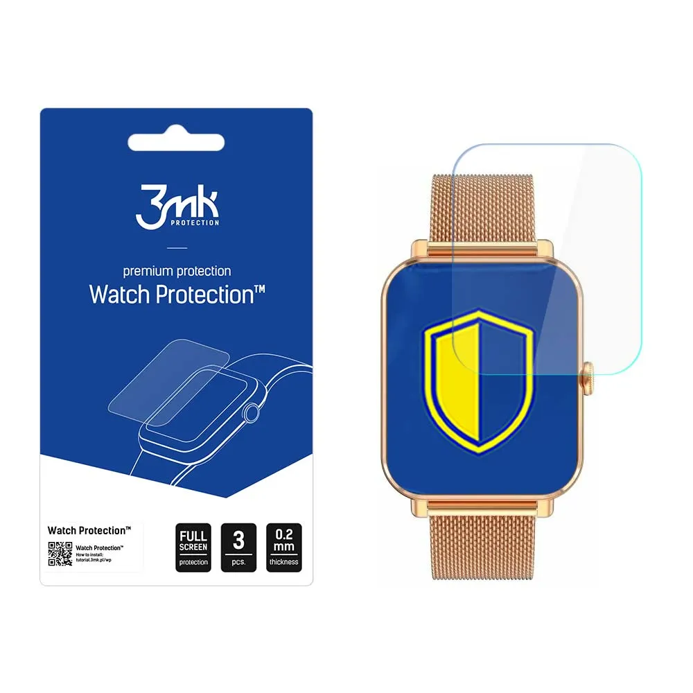 Ochranné sklo na displej smart hodinek Rubicon RNCE92 - 3mk Watch Protection