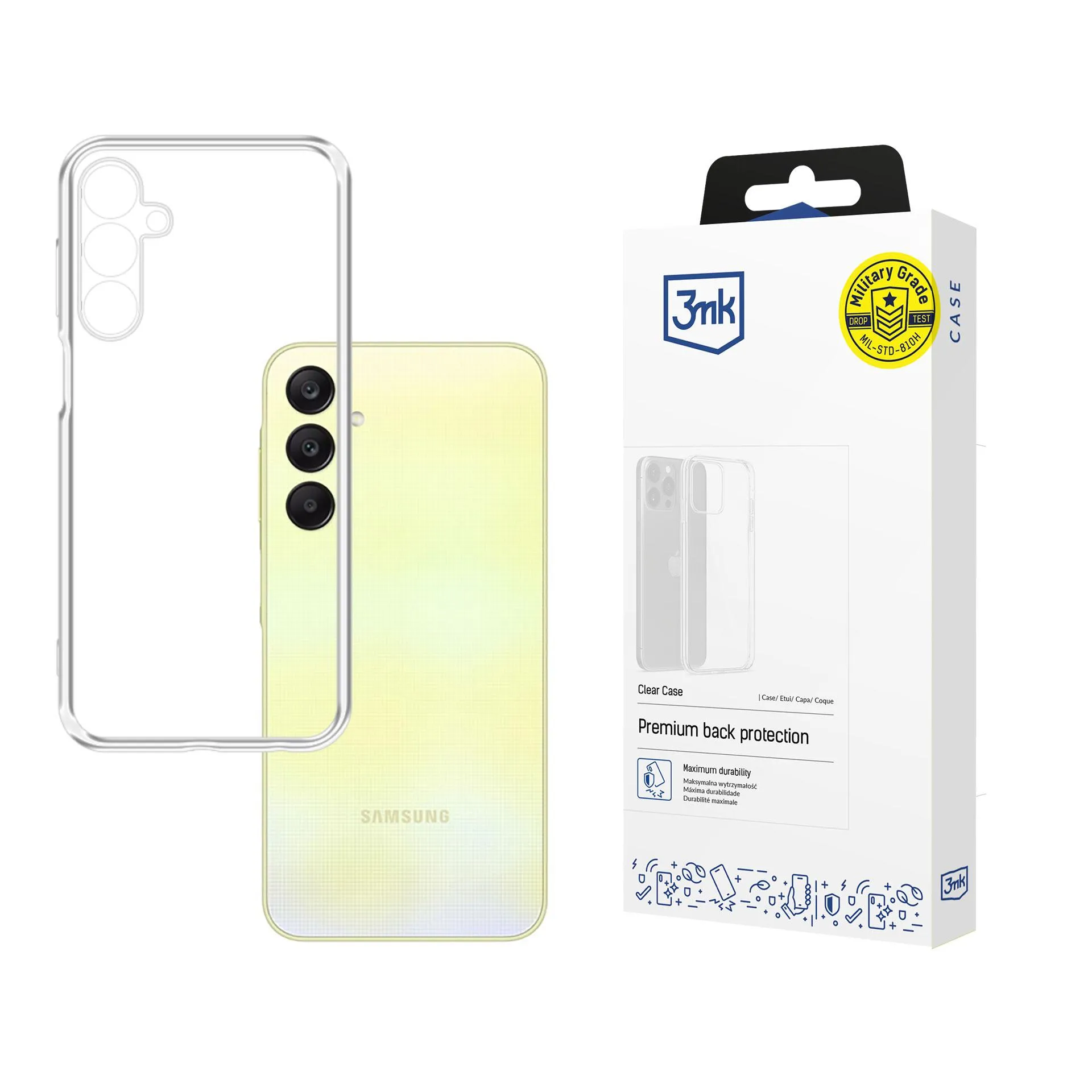 Puzdro na Samsung Galaxy A25 5G - 3mk Clear Case