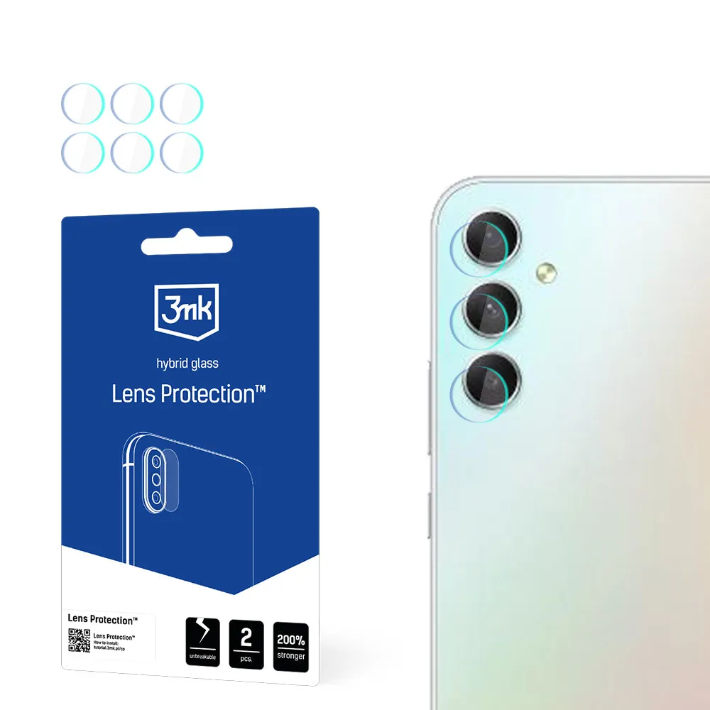Sklo na objektív fotoaparátu pre Samsung Galaxy A34 5G - 3mk Lens Protection