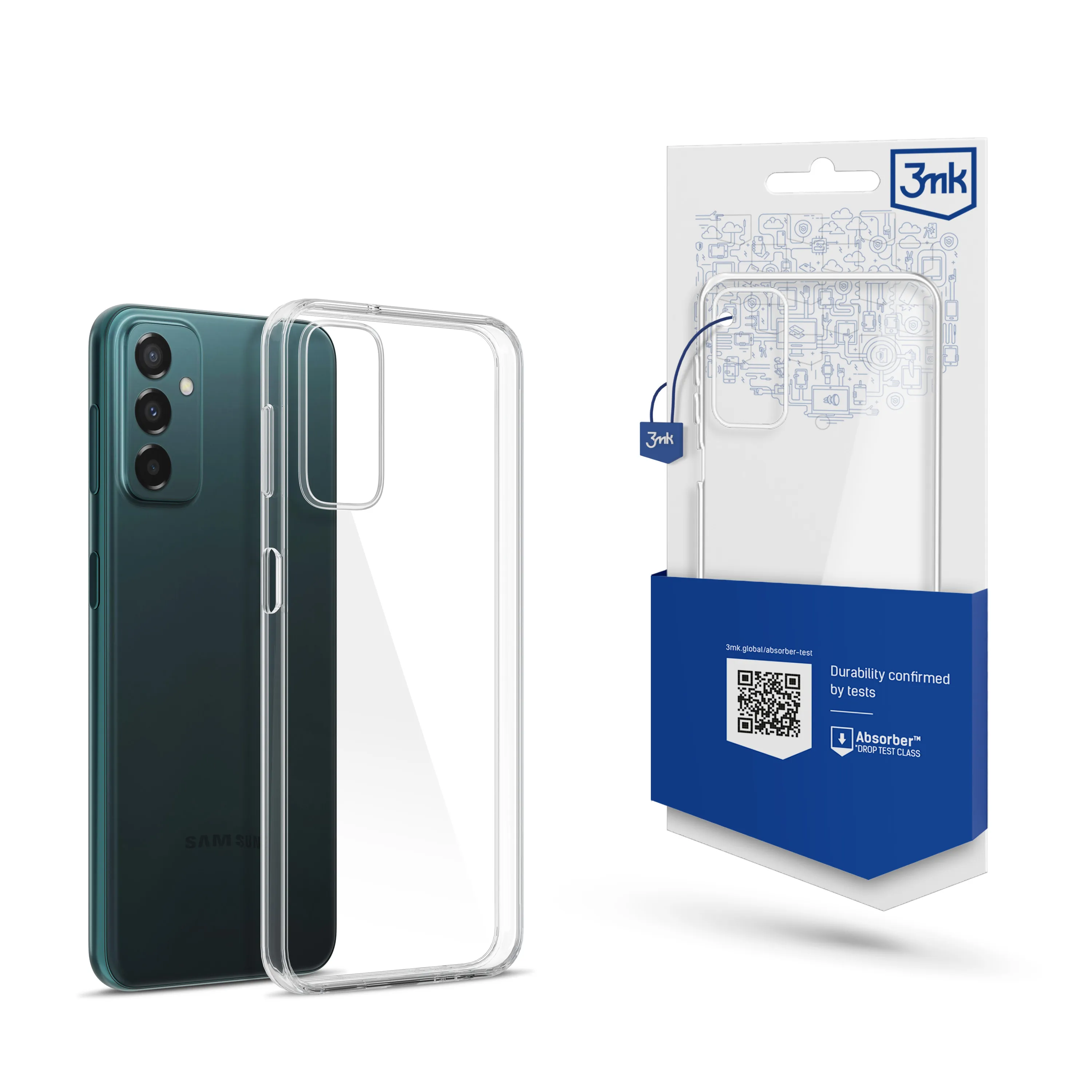 Puzdro na Samsung Galaxy M23 5G - 3mk Clear Case