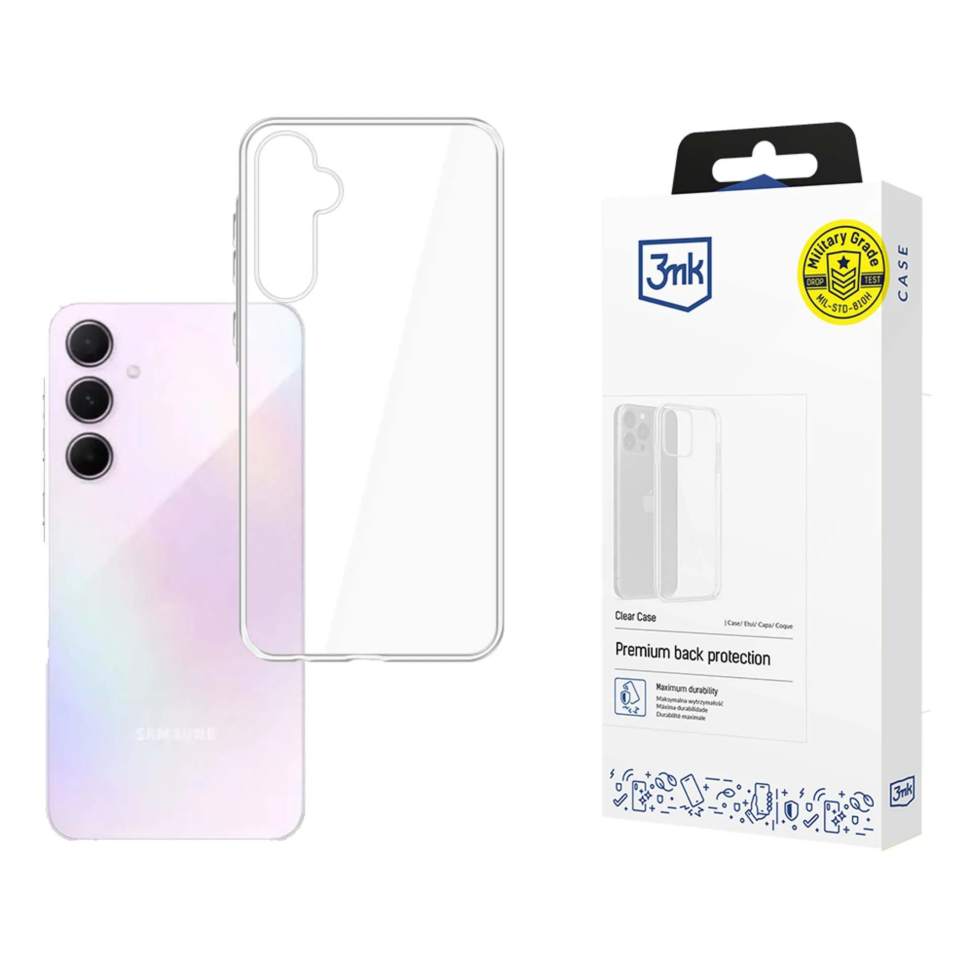 Puzdro na Samsung Galaxy M35 5G - 3mk Clear Case