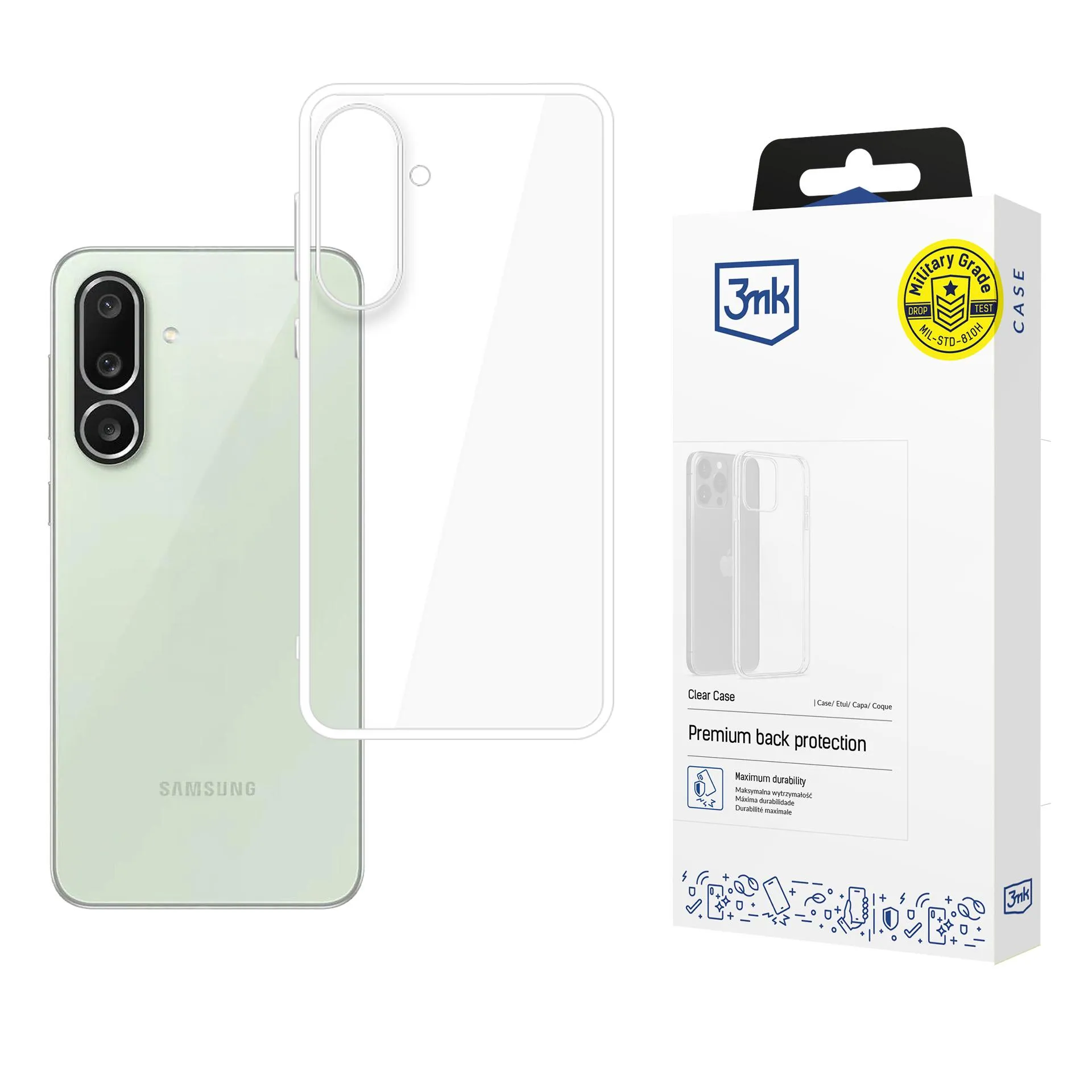 Puzdro na Samsung Galaxy M56 - 3mk Clear Case