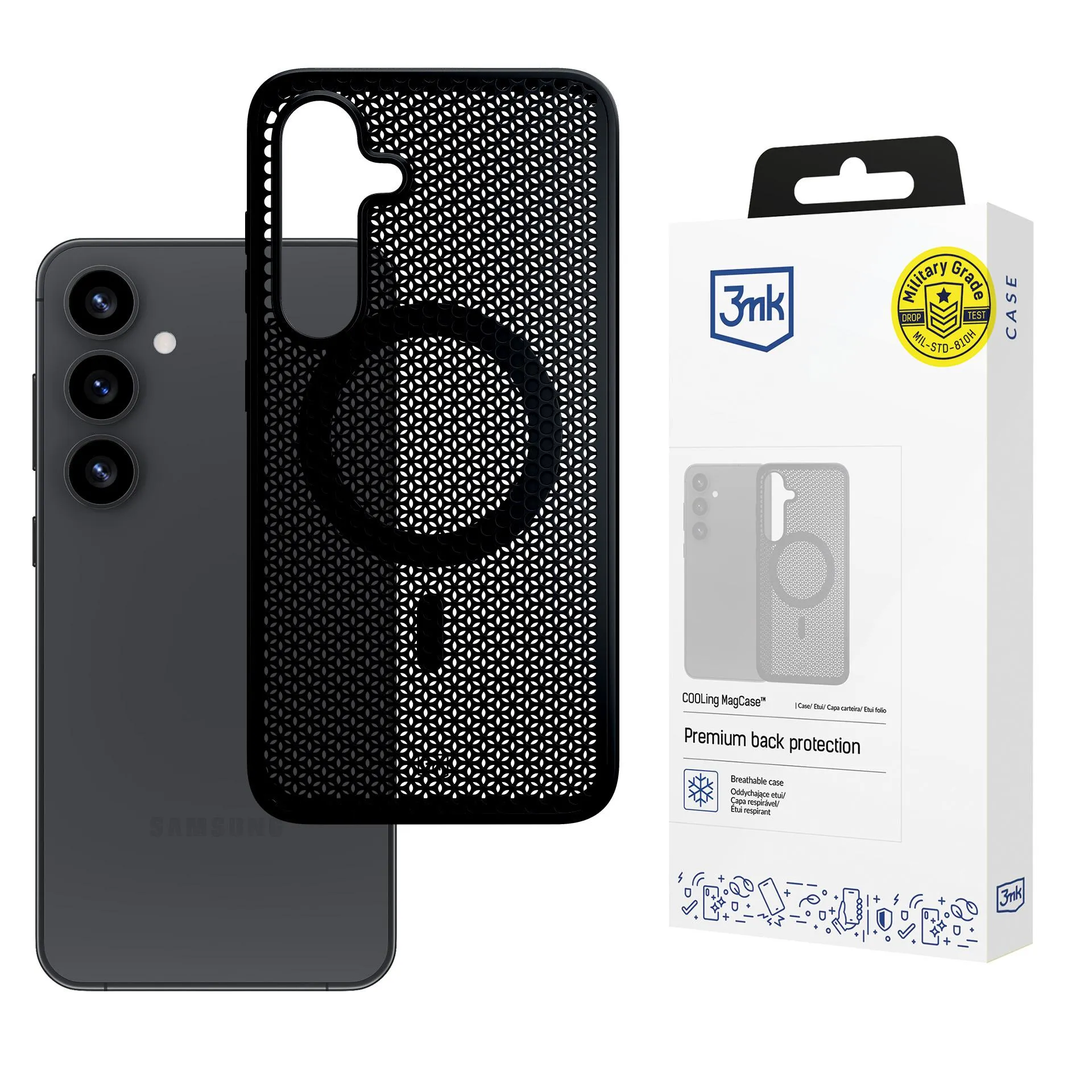 Puzdro pre Samsung Galaxy S25+ - 3mk COOLing MagCase