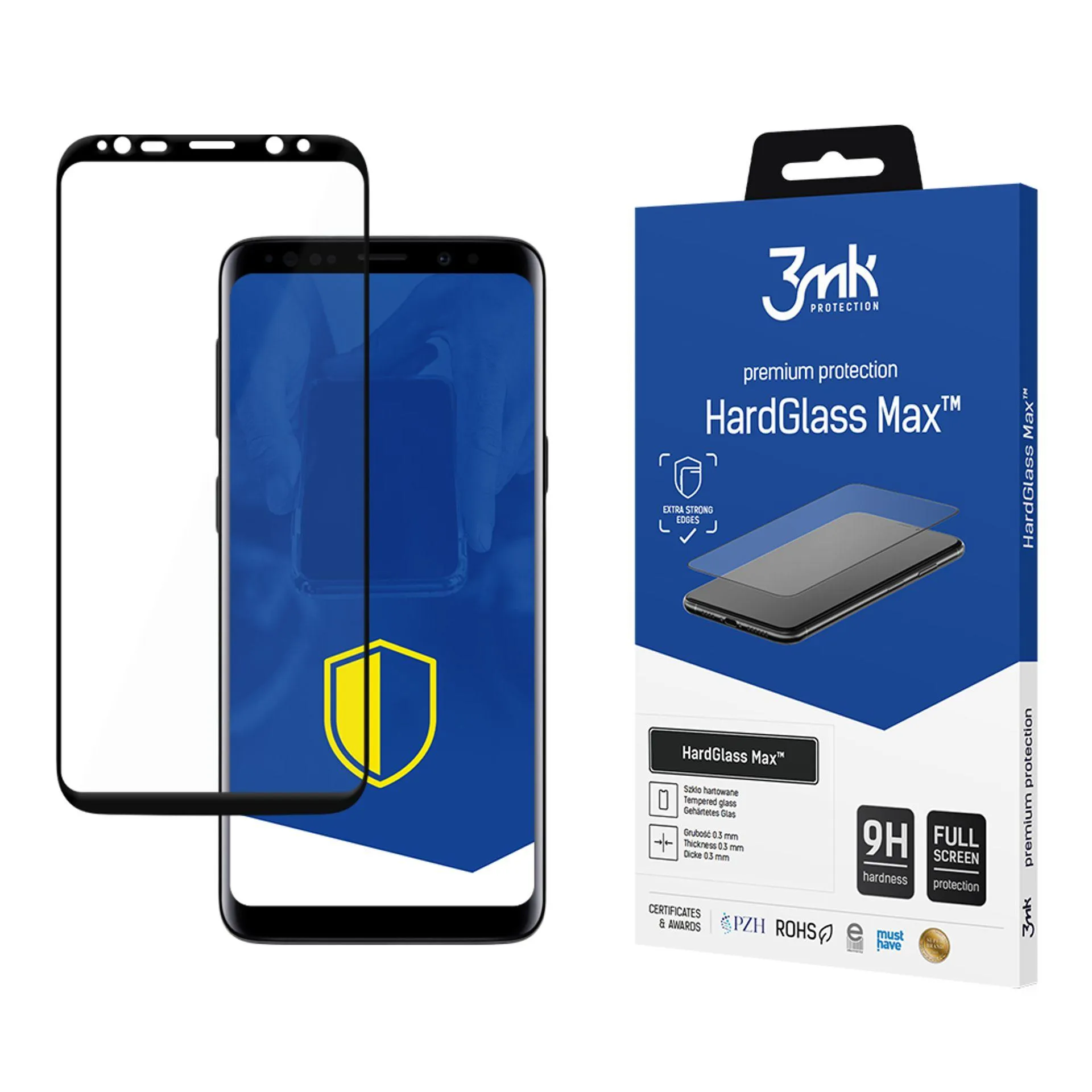 Tvrdené sklo na Samsung Galaxy S9+ - 3mk HardGlass Max
