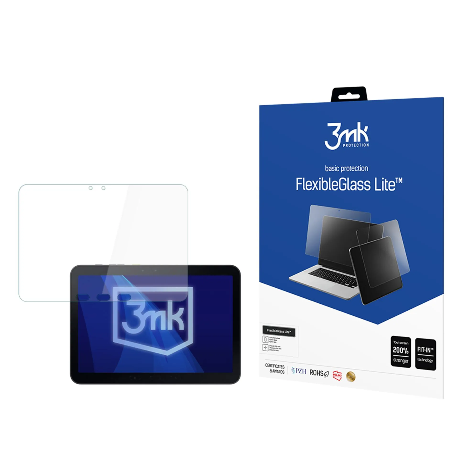 Nepraskajúce hybridné sklo na Samsung Galaxy Tab Active5 Pro - 3mk FlexibleGlass Lite