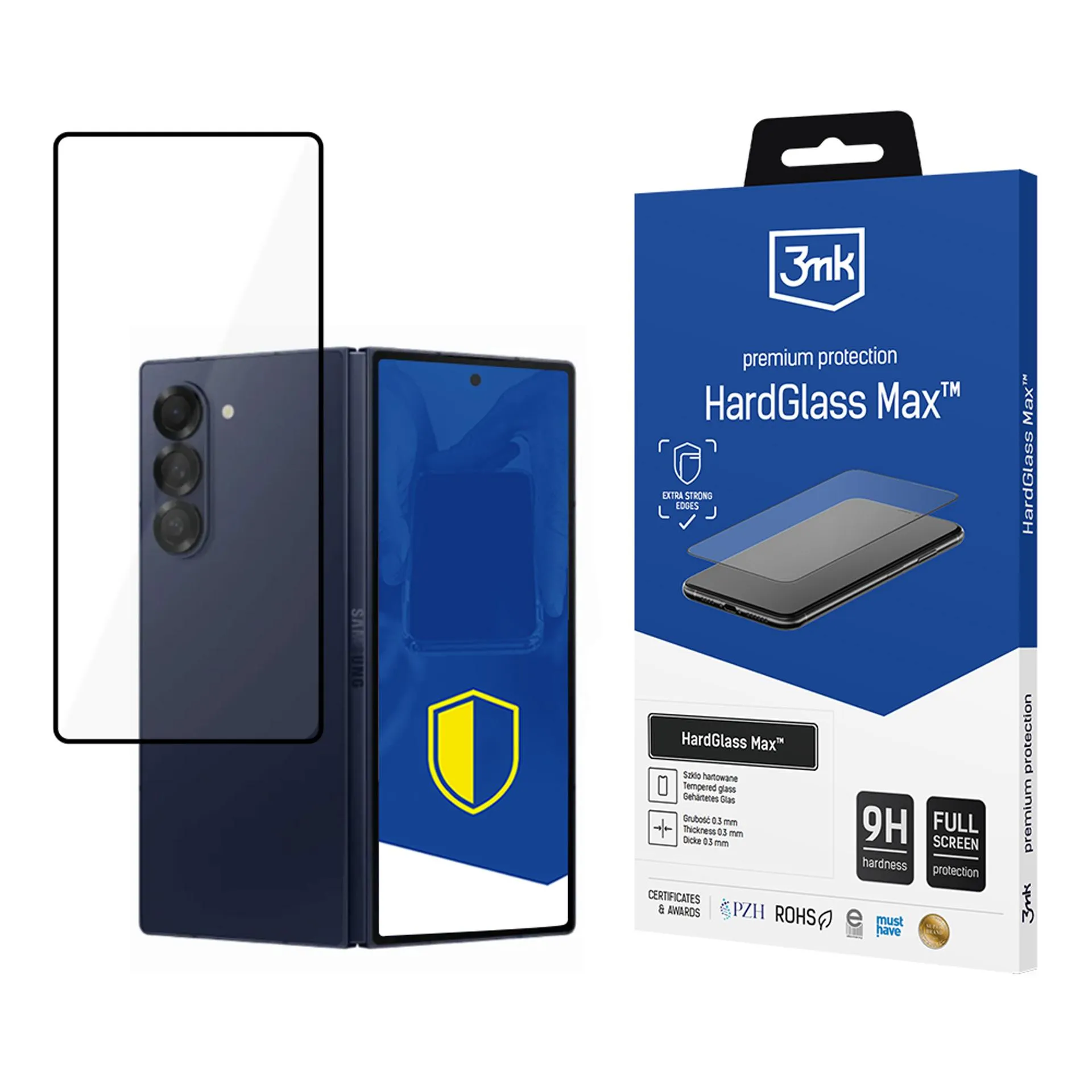 Tvrdené sklo na Samsung Galaxy Z Fold 6 (front) - 3mk HardGlass Max
