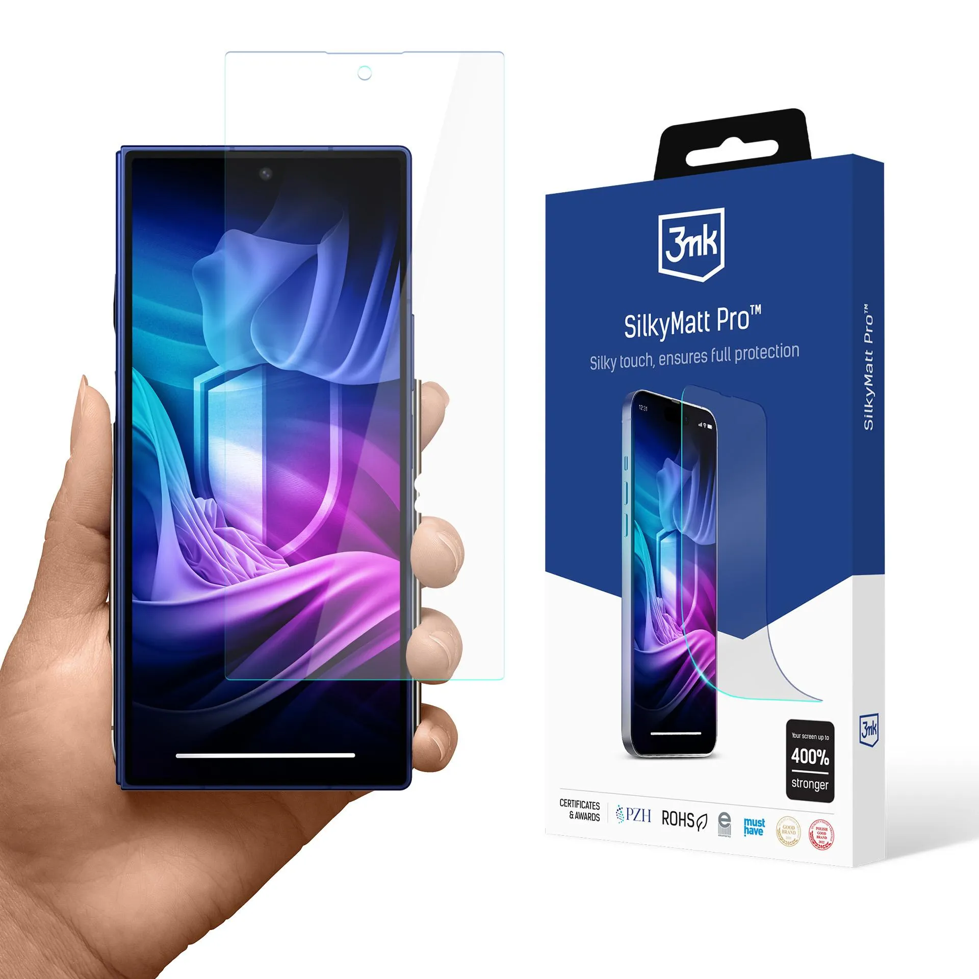 Matná fólia na Samsung Galaxy Z Fold 7 - 3mk SilkyMatt Pro