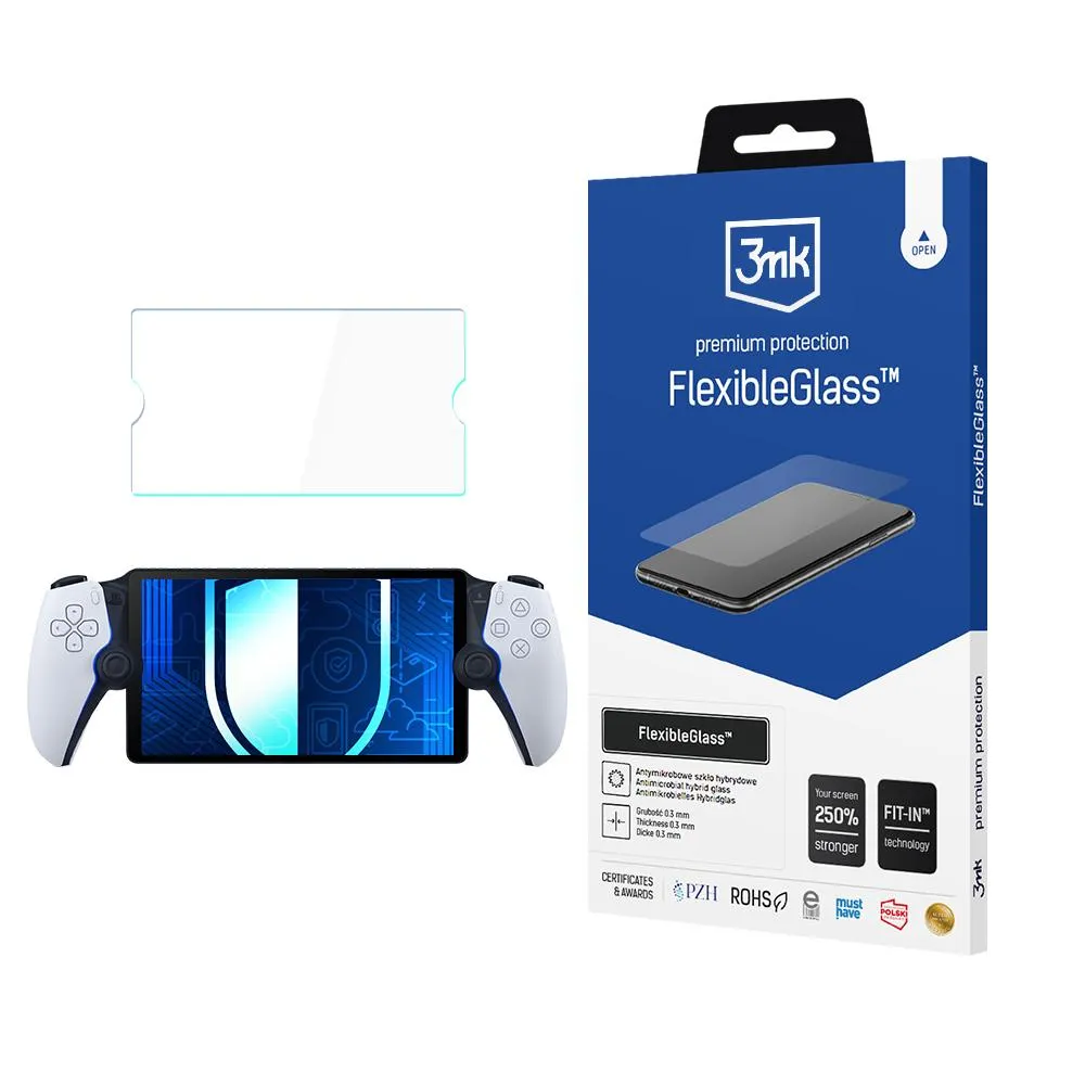 Hybridné nerozbitné sklo na Sony PlayStation Portal - 3mk FlexibleGlass